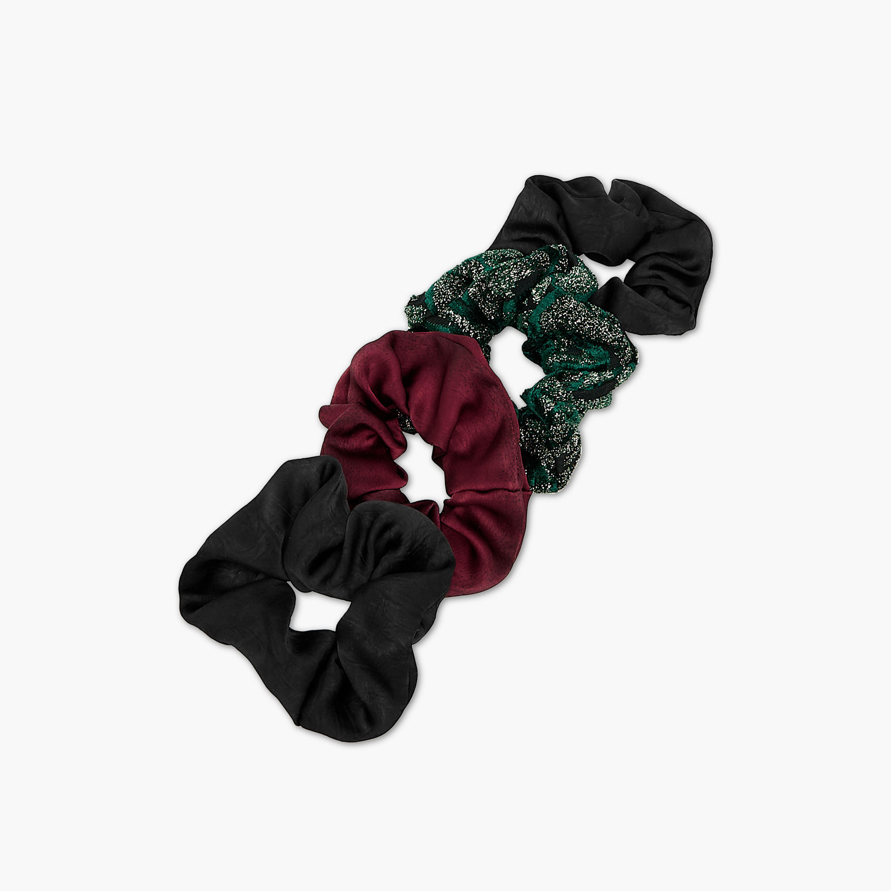 Pack of 4 Assorted Hair Scrunchie-women-hairaccessories-scrunchies-image-2