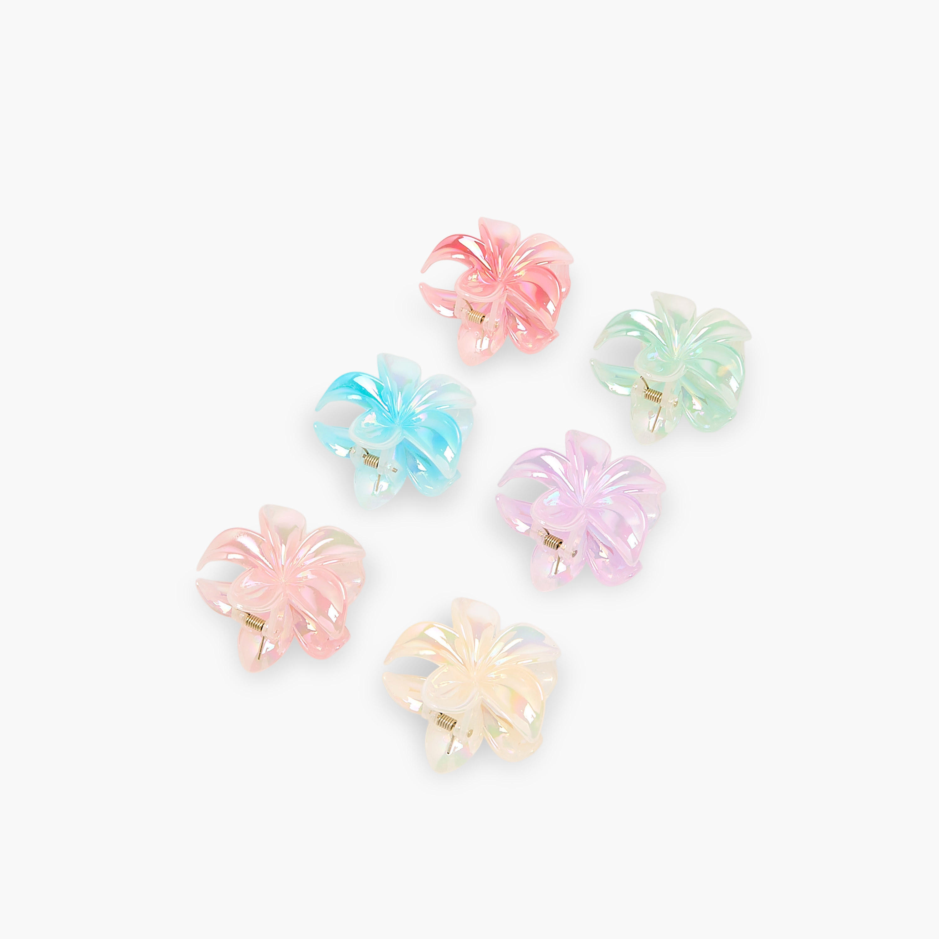 Pack of 6 Floral Hair Clamps-women-hairaccessories-clamps-image-8
