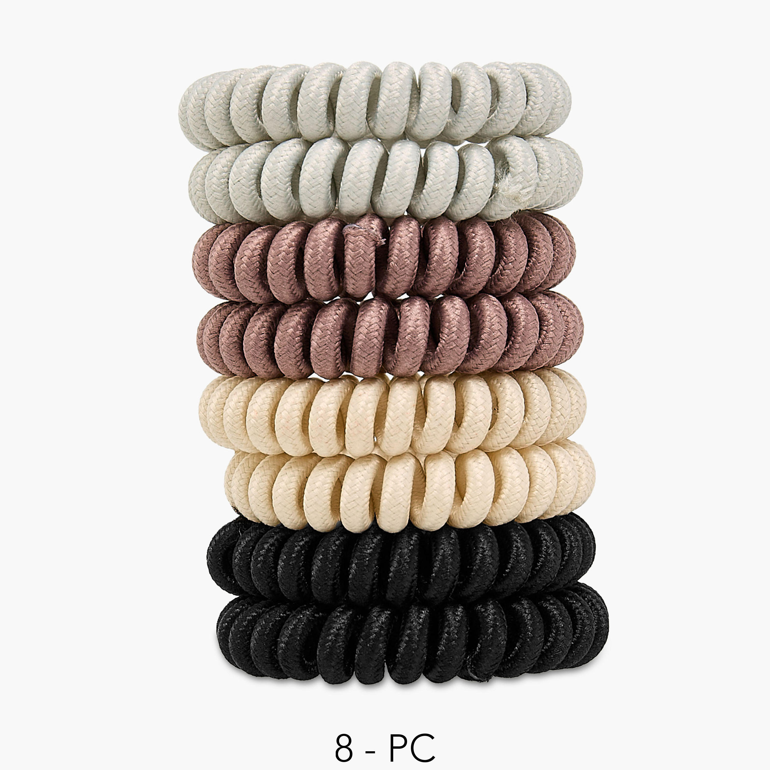 Pack of 8 Fabric Hair Scrunchie-women-hairaccessories-scrunchies-image-1