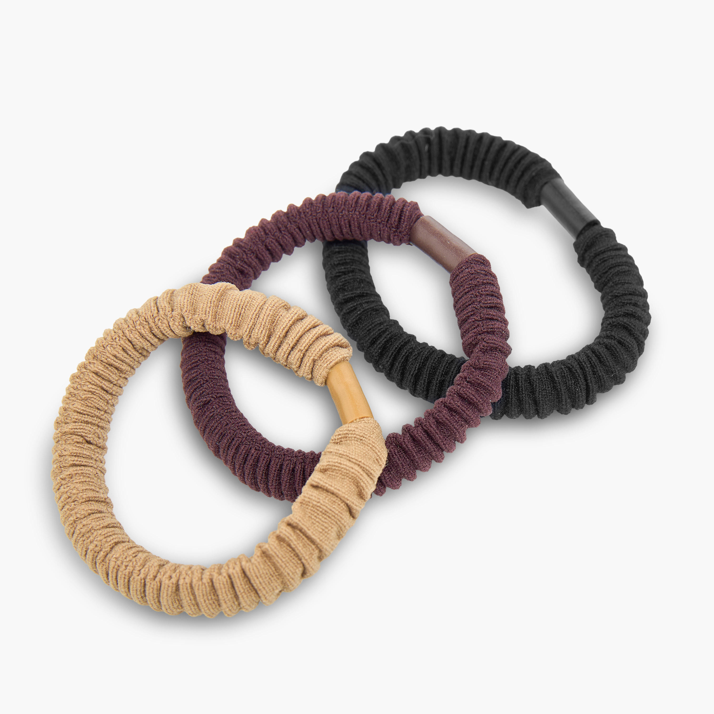 طقم ربطات شعر قماش بطيات من 9 قطع-women-hairaccessories-scrunchies-image-5