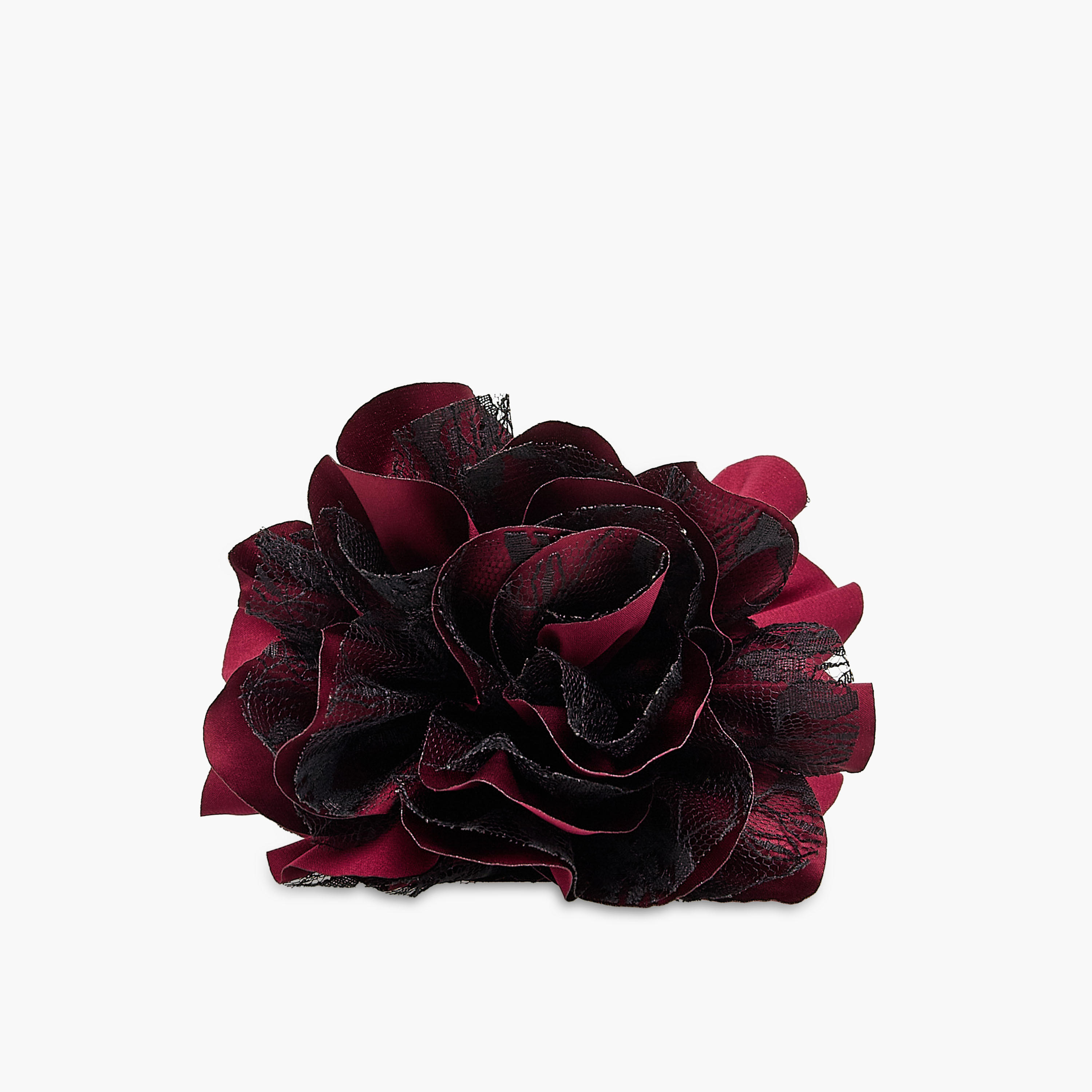 مشبك شعر زهري بتفاصيل دانتيل-women-hairaccessories-clamps-image-5