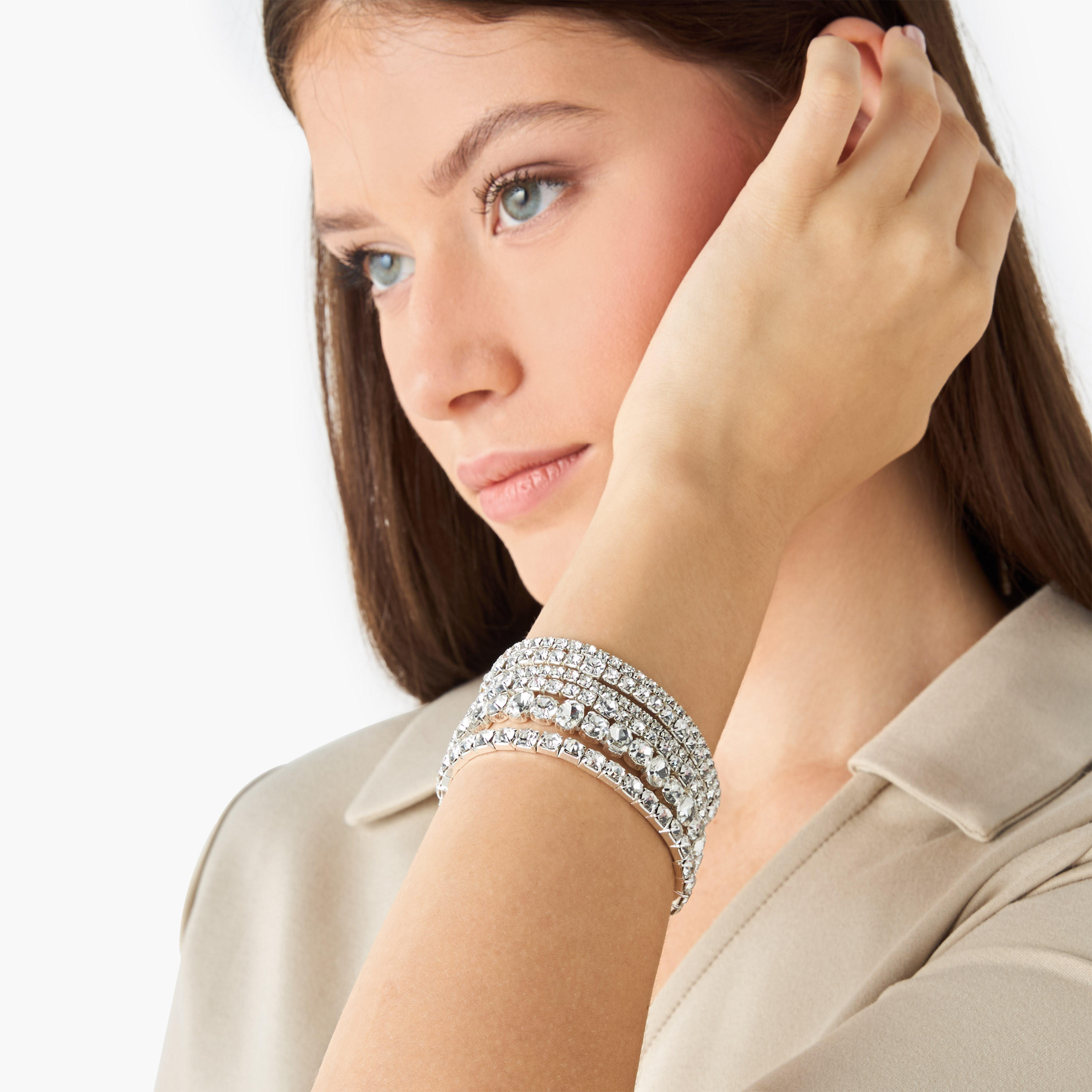 Set of 6 - Embellished Stretch Bracelet-women-watchesandjewellery-jewellery-banglesandbracelets-image-2