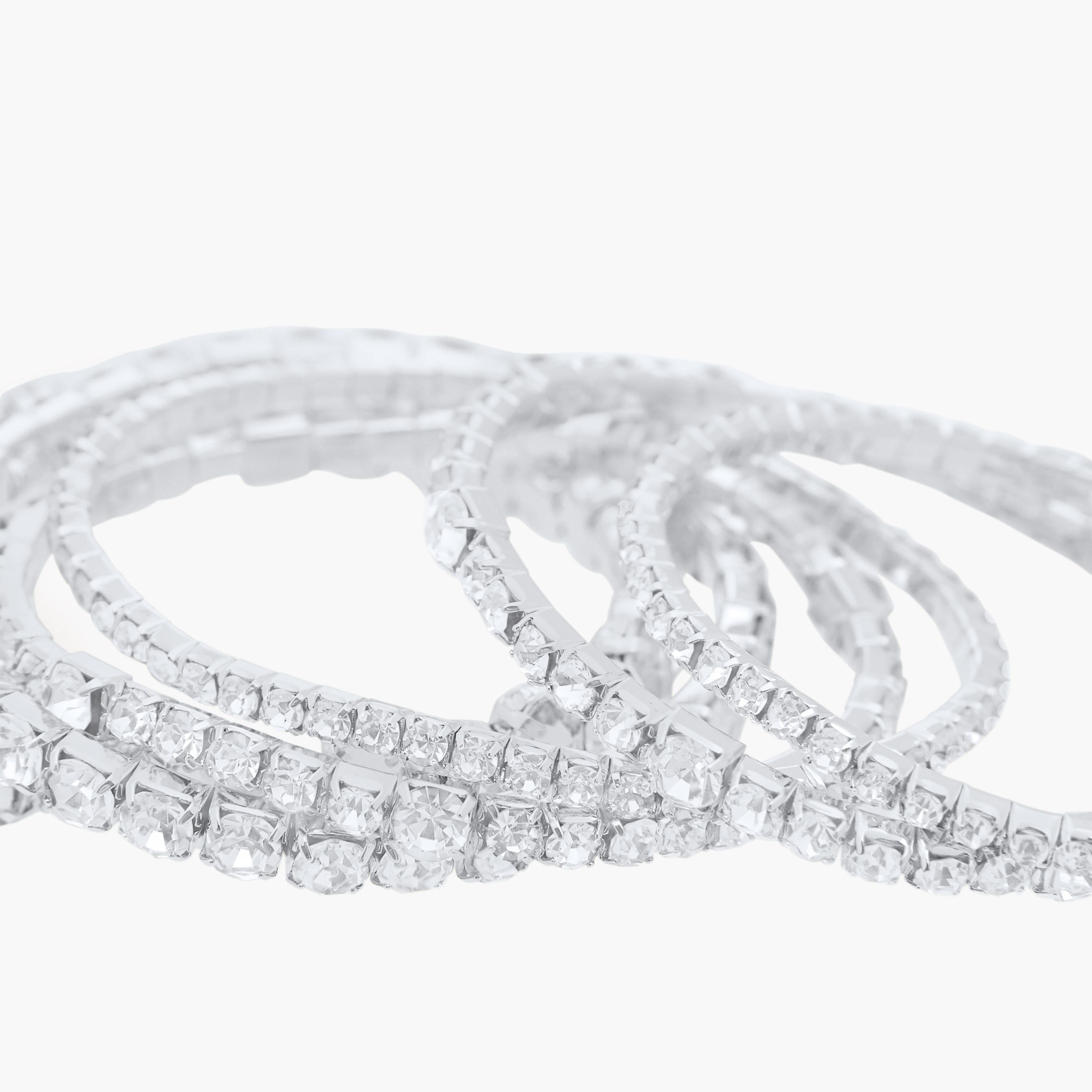 Set of 6 - Embellished Stretch Bracelet-women-watchesandjewellery-jewellery-banglesandbracelets-image-8