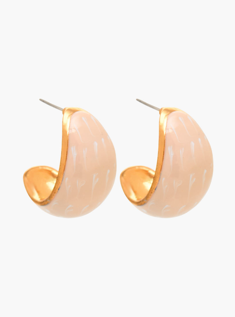 طقم حلقان ميتاليك مرصعة بمكبس إغلاق خلفي من زوجين-women-watchesandjewellery-jewellery-earrings-image-4