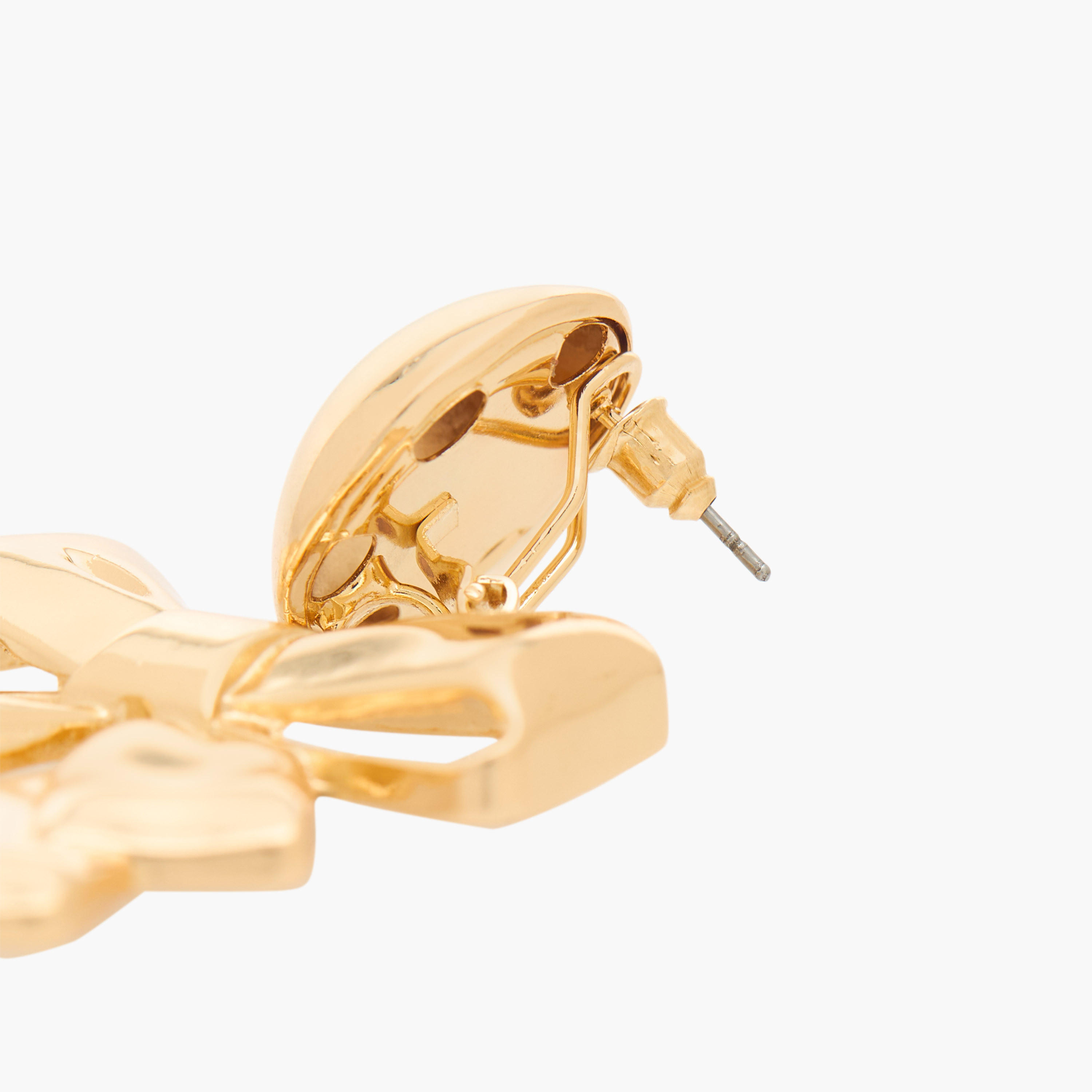 Bow Accent Earrings with Pushback Closure-women-watchesandjewellery-jewellery-earrings-image-5