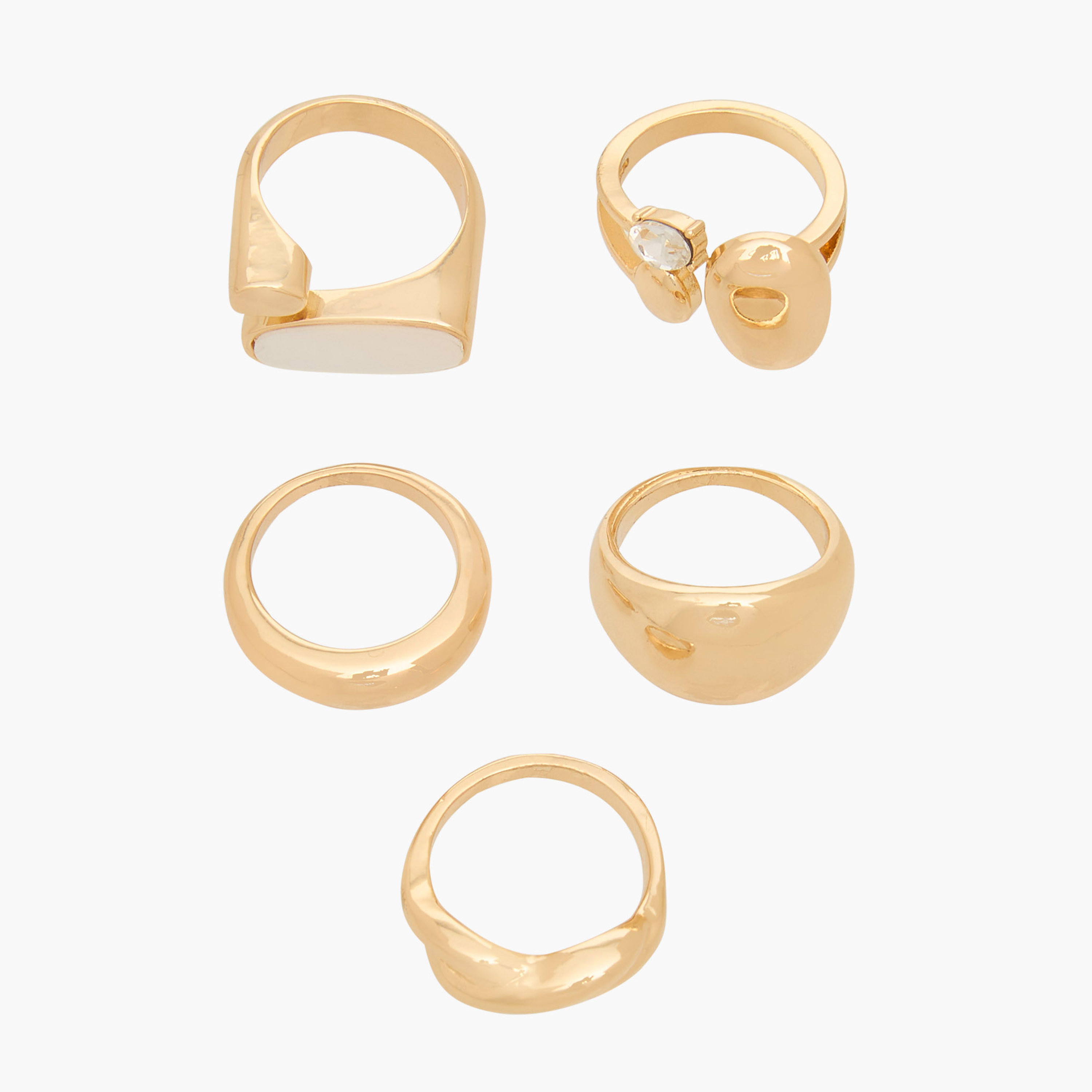 Pack of 5 - Assorted Rings-women-watchesandjewellery-jewellery-rings-image-1