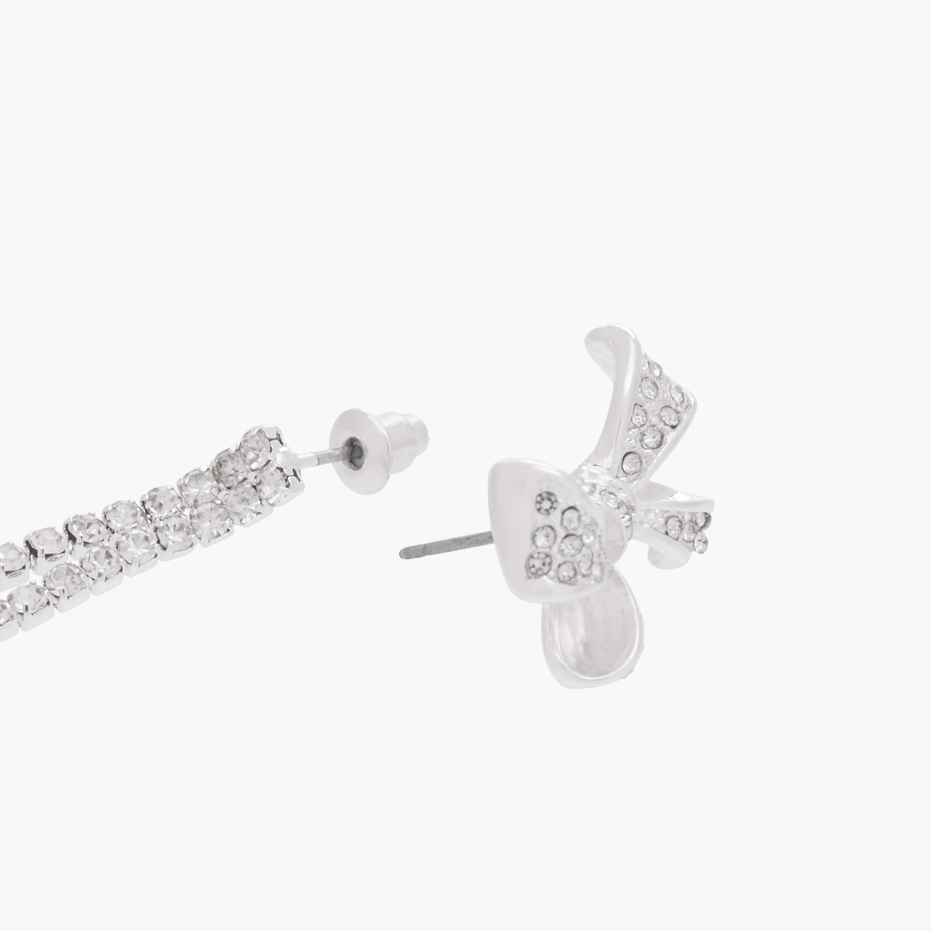 حلقان مزينة بأحجار الراين بمكبس إغلاق خلفي - طقم من زوجين-women-watchesandjewellery-jewellery-earrings-image-5
