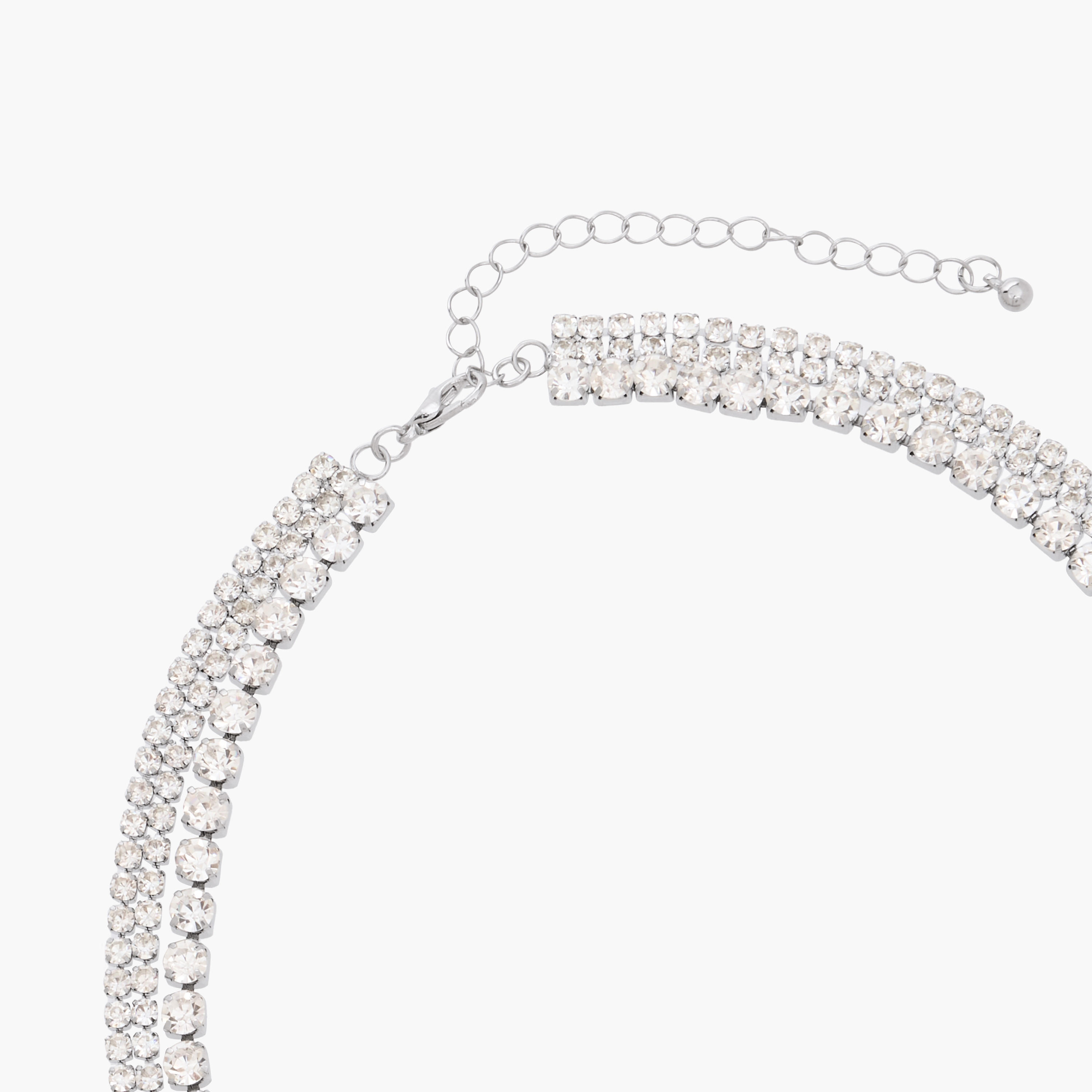 Layered Necklace with Stone Embellishments-women-watchesandjewellery-jewellery-necklacesandpendants-image-5