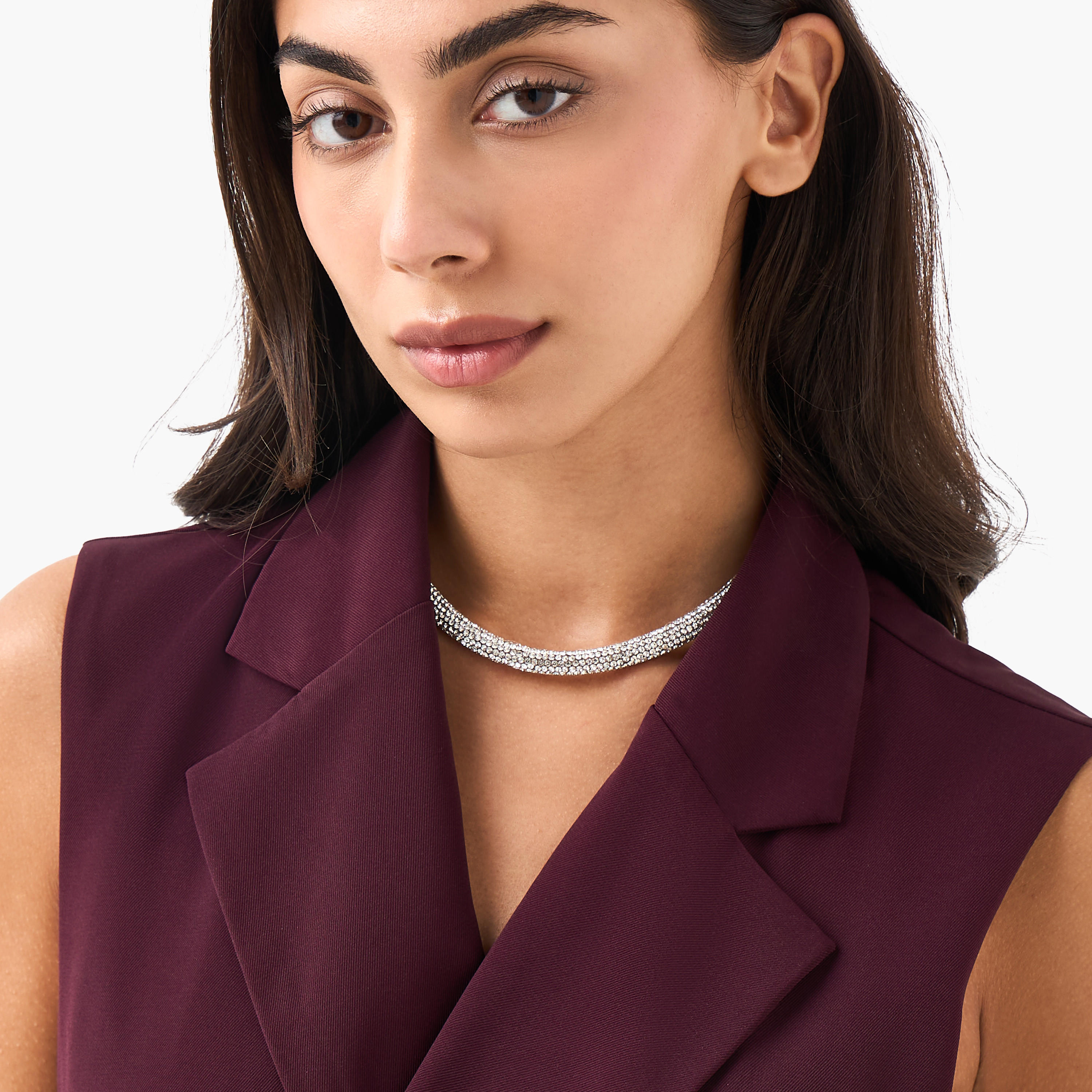 Embellished Necklace with Lobster Clasp Closure-women-watchesandjewellery-jewellery-necklacesandpendants-image-2