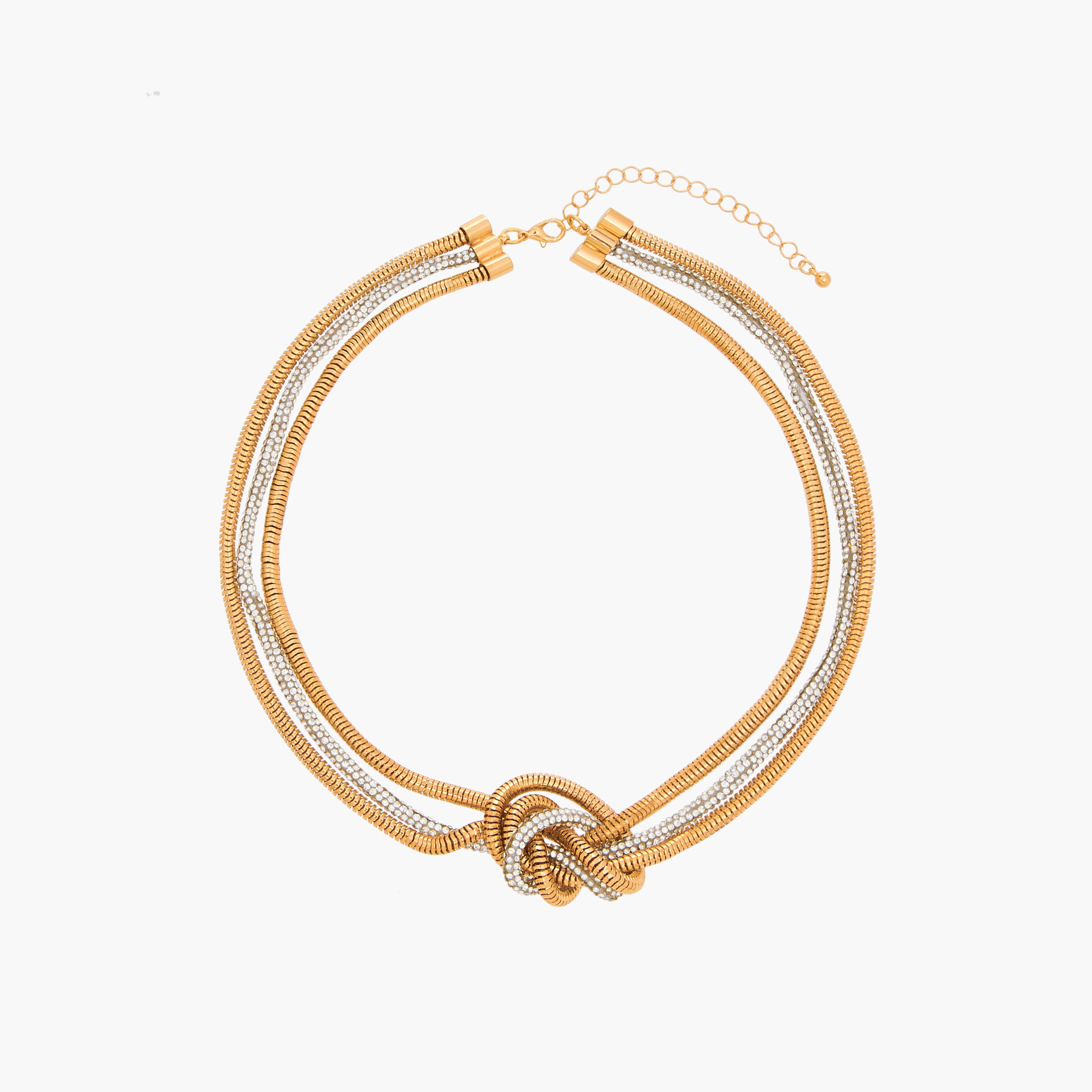 Embellished 3-Row Knotted Necklace-women-watchesandjewellery-jewellery-necklacesandpendants-image-1