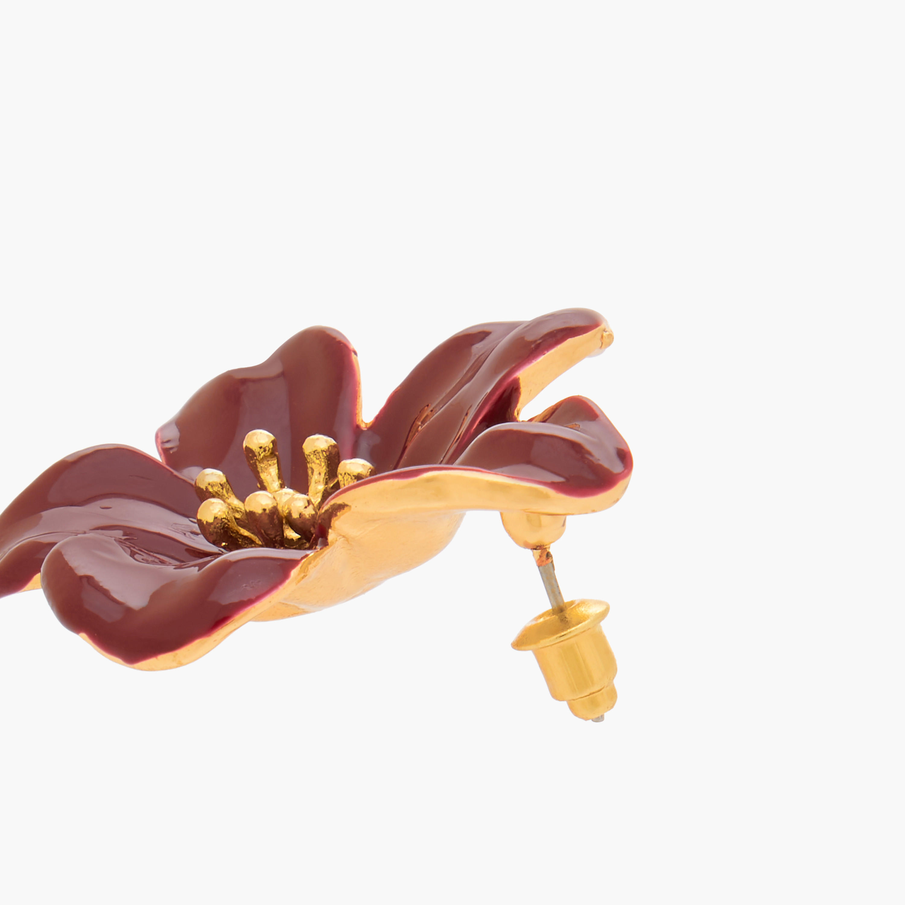 حلق راتنج بتصميم زهرة ومكبس إغلاق خلفي-women-watchesandjewellery-jewellery-earrings-image-5