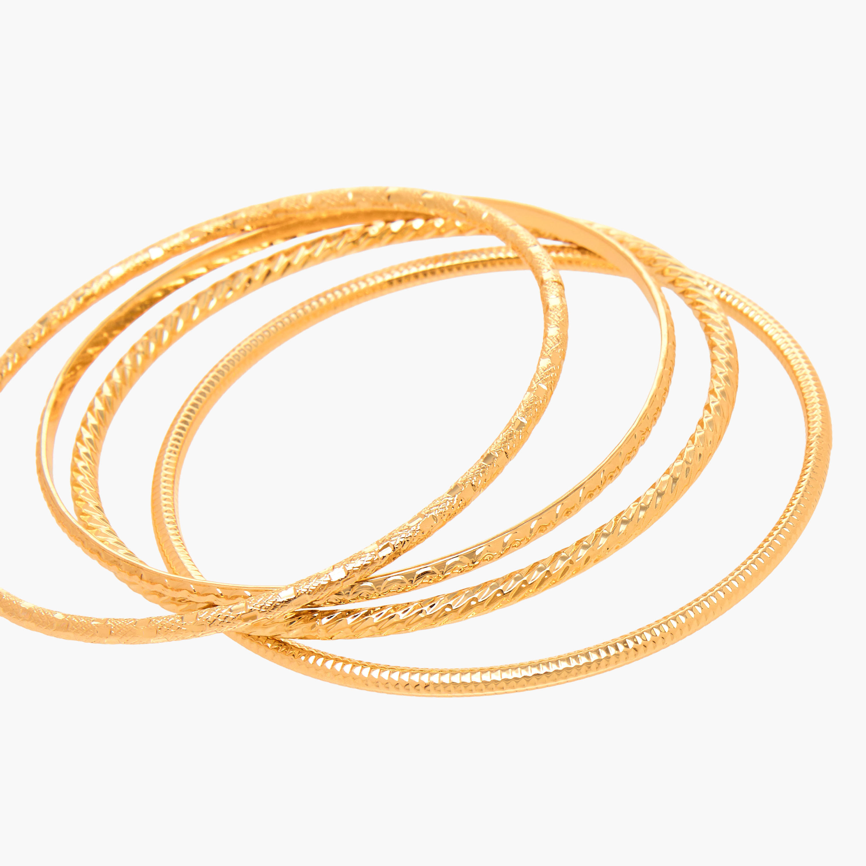 أساور ميتاليك من جلو - مجموعة من 10 قطع-women-watchesandjewellery-jewellery-banglesandbracelets-image-11