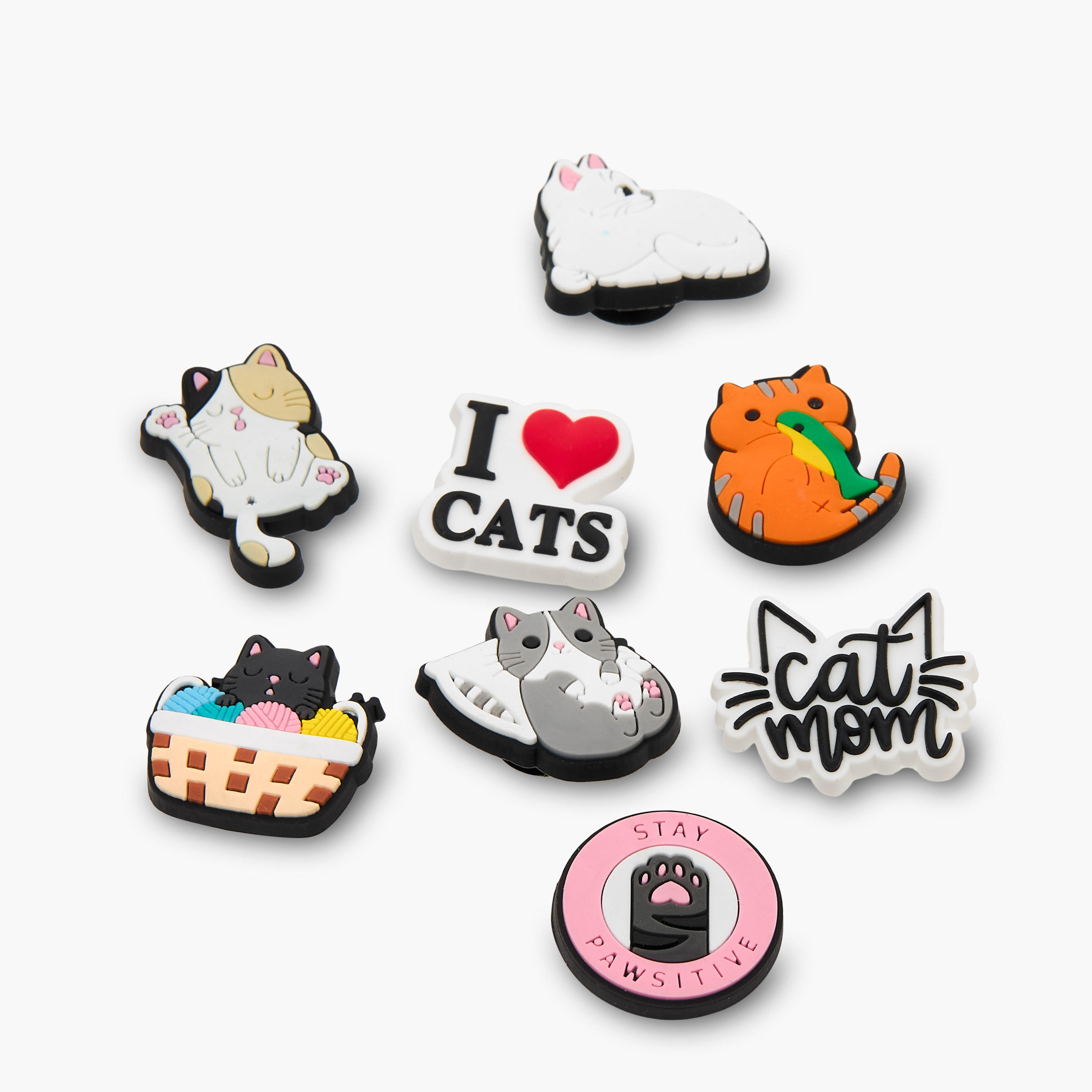 Gloo Pack of 8 Clog Charms-women-clothingaccessories-novelties-image-6