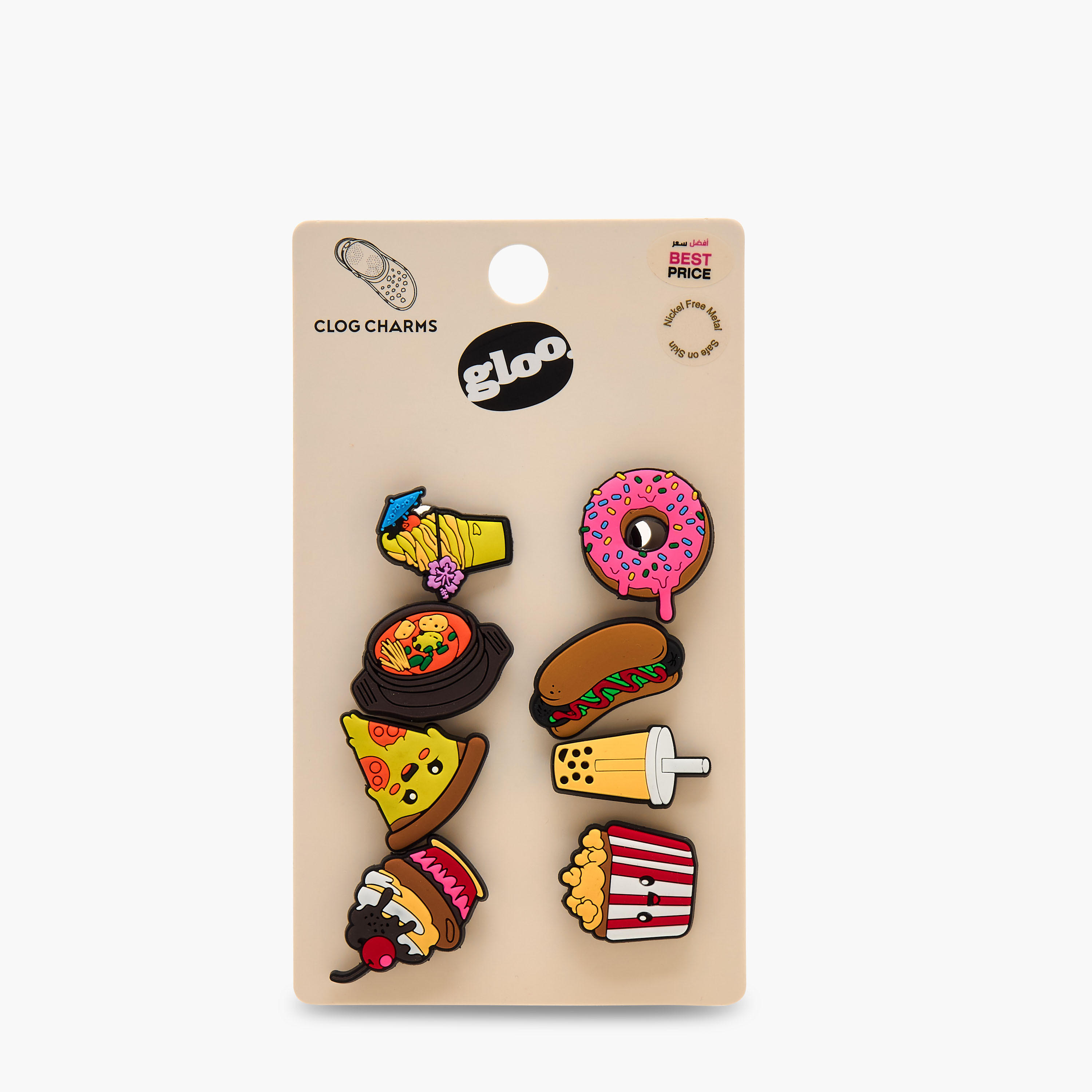 Gloo Pack of 8 Clog Charms-women-clothingaccessories-novelties-image-8