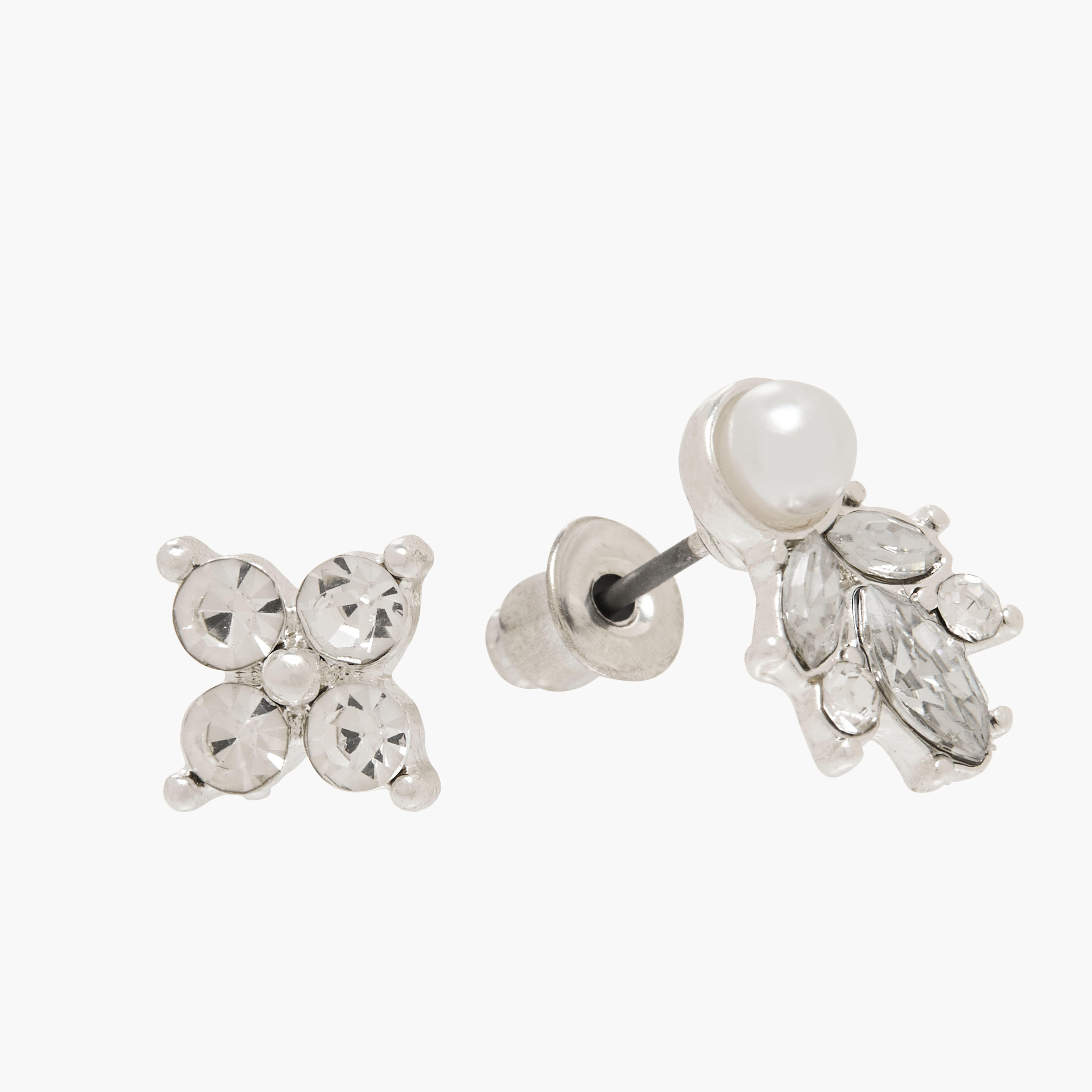 حلقان ميتاليك بمكبس إغلاق خلفي من جلو - طقم 9 أزواج-women-watchesandjewellery-jewellery-earrings-image-4
