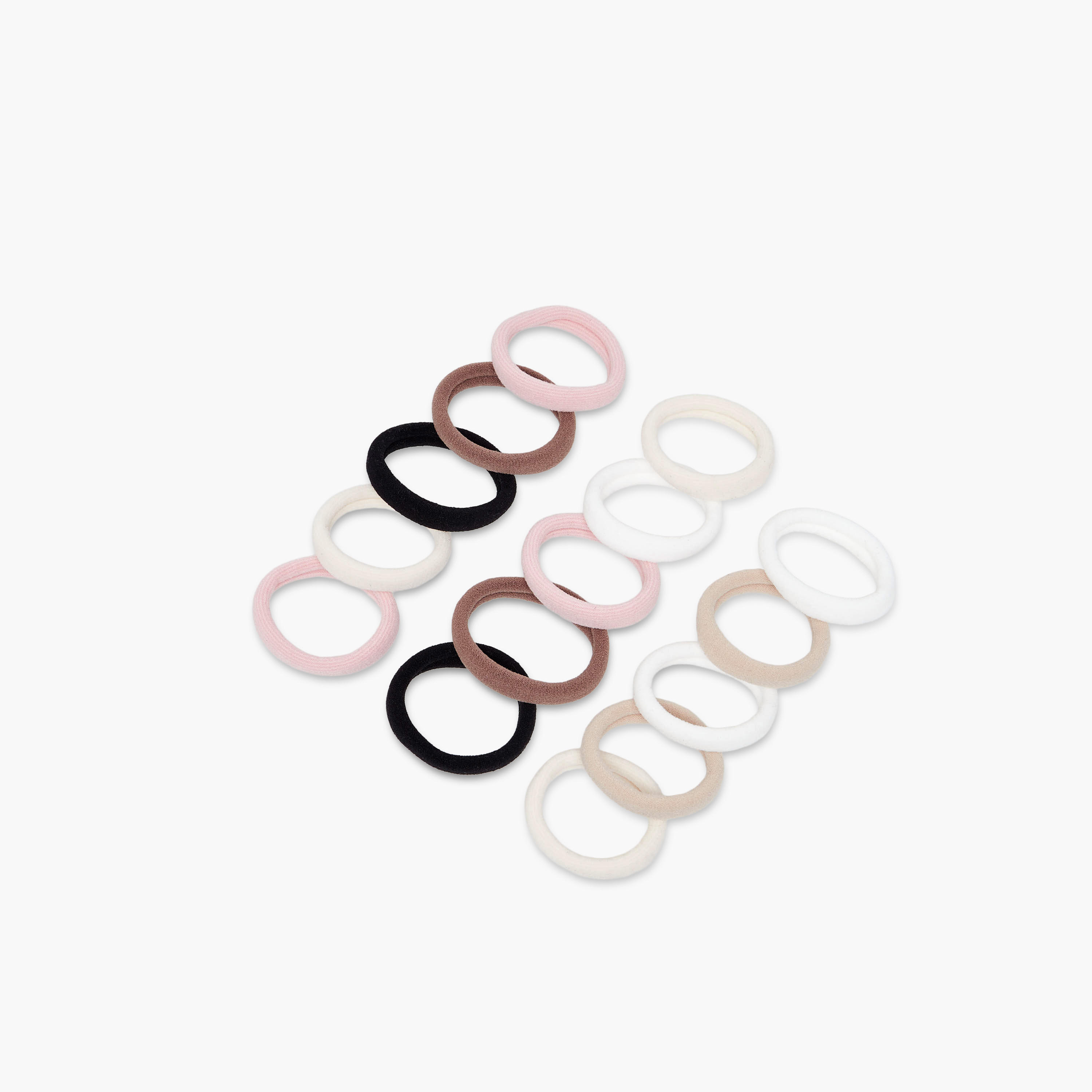 طقم ربطات شعر قماشية 15 قطعة من جلو-women-hairaccessories-bands-image-2