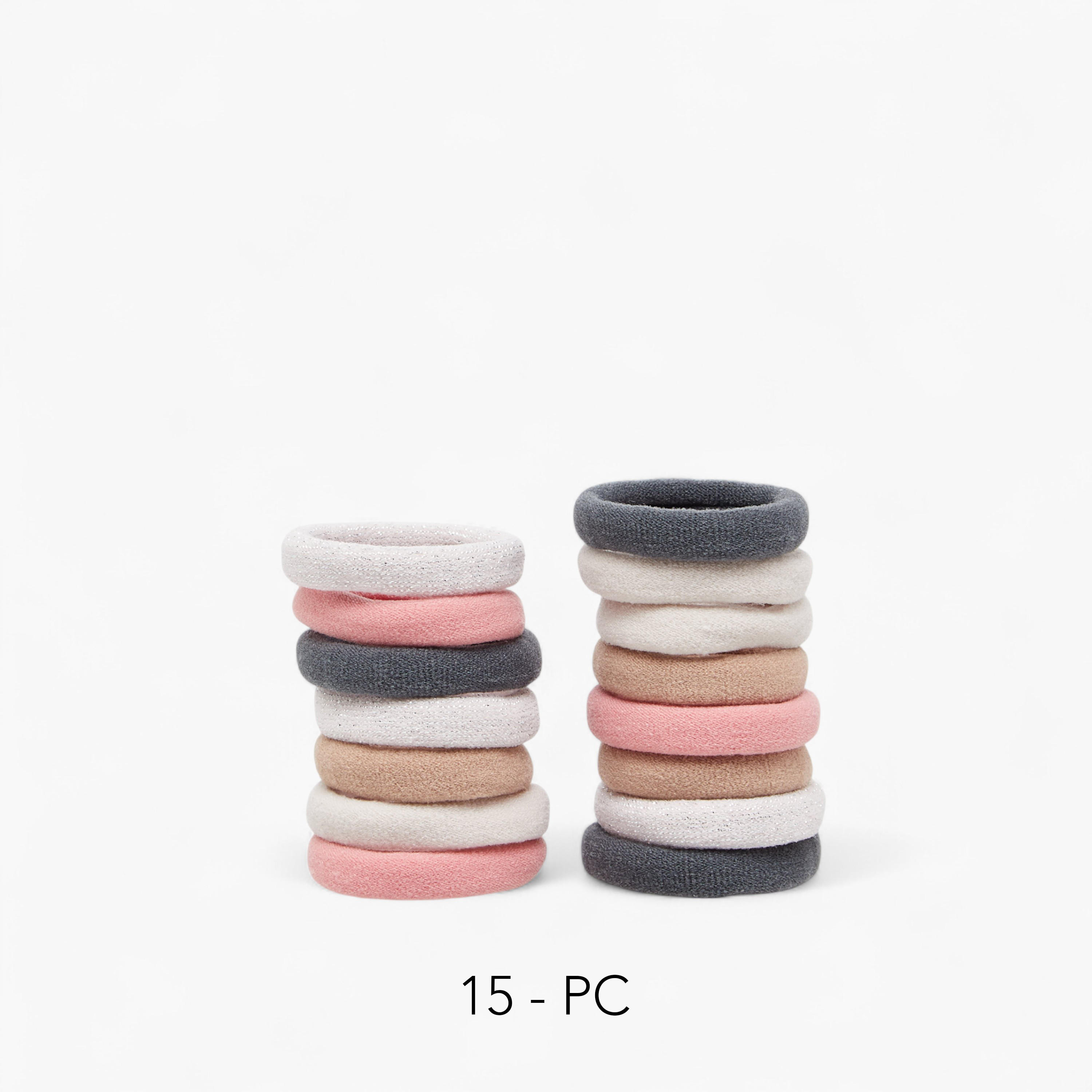 Gloo Pack of 15 Fabric Hair Tie-women-hairaccessories-bands-image-1