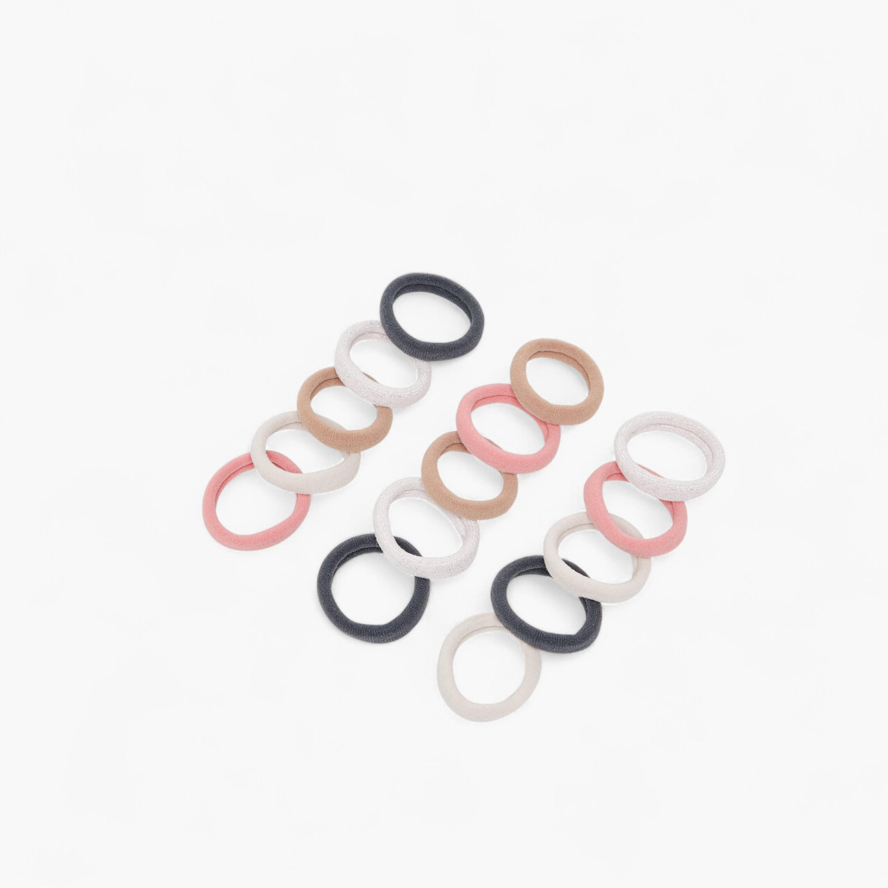 Gloo Pack of 15 Fabric Hair Tie-women-hairaccessories-bands-image-2
