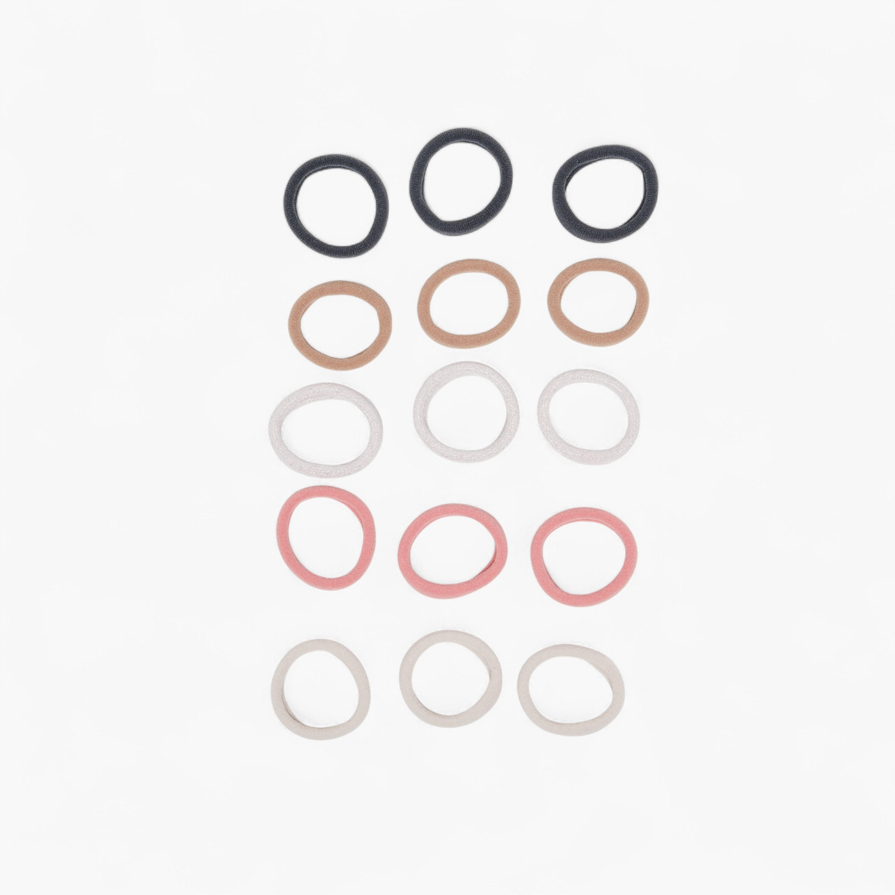 Gloo Pack of 15 Fabric Hair Tie-women-hairaccessories-bands-image-3