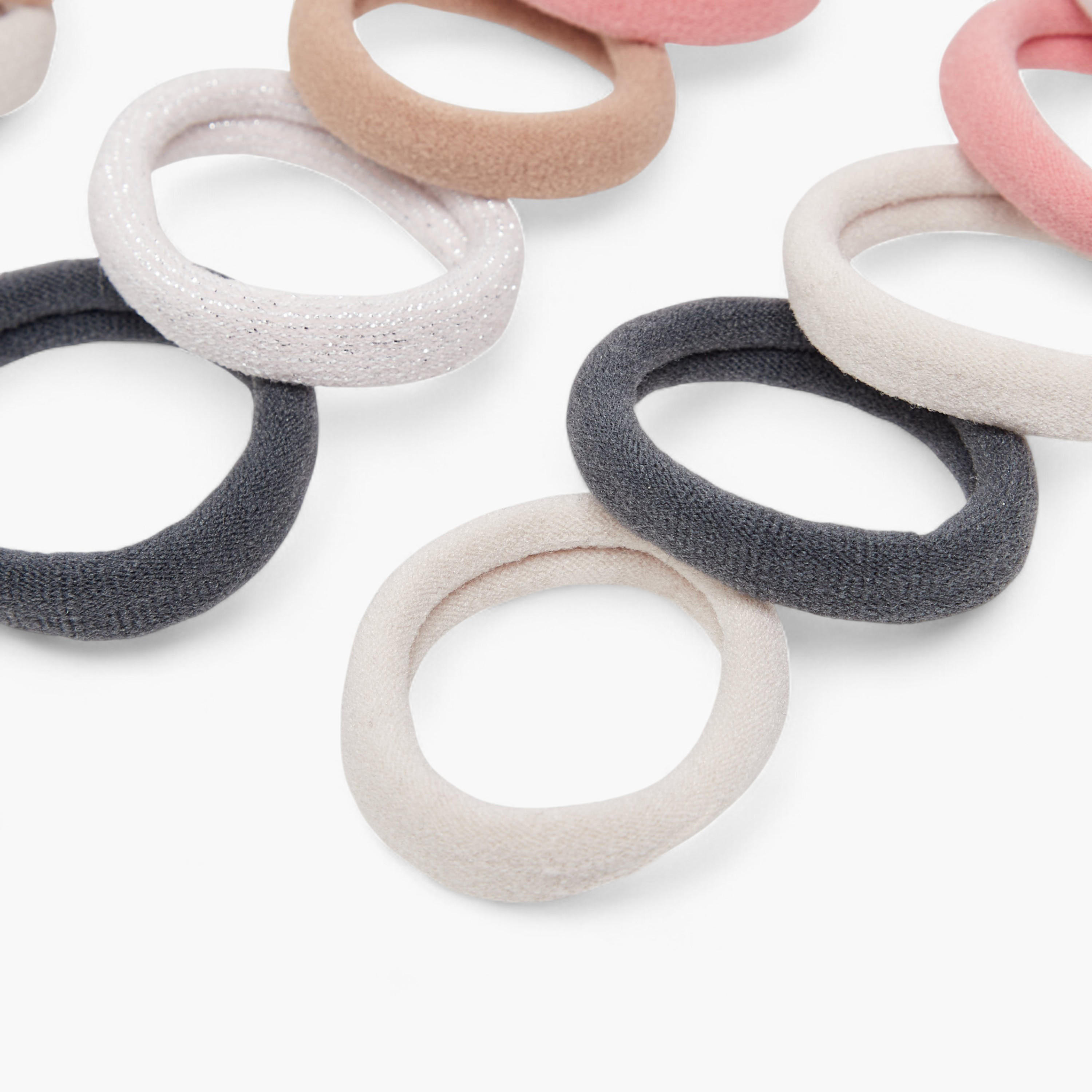 Gloo Pack of 15 Fabric Hair Tie-women-hairaccessories-bands-image-4