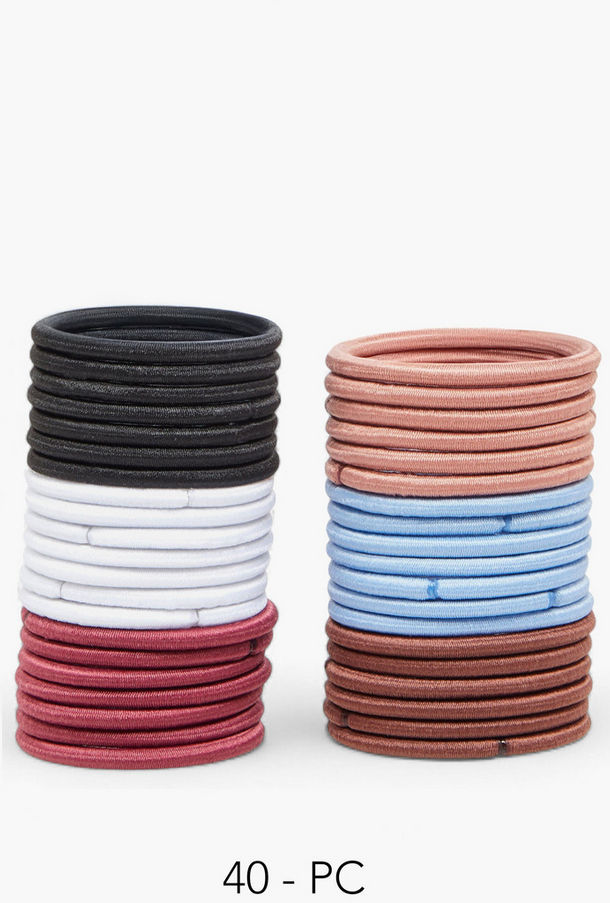 Gloo Pack of 40 Hair Tie-women-image-1