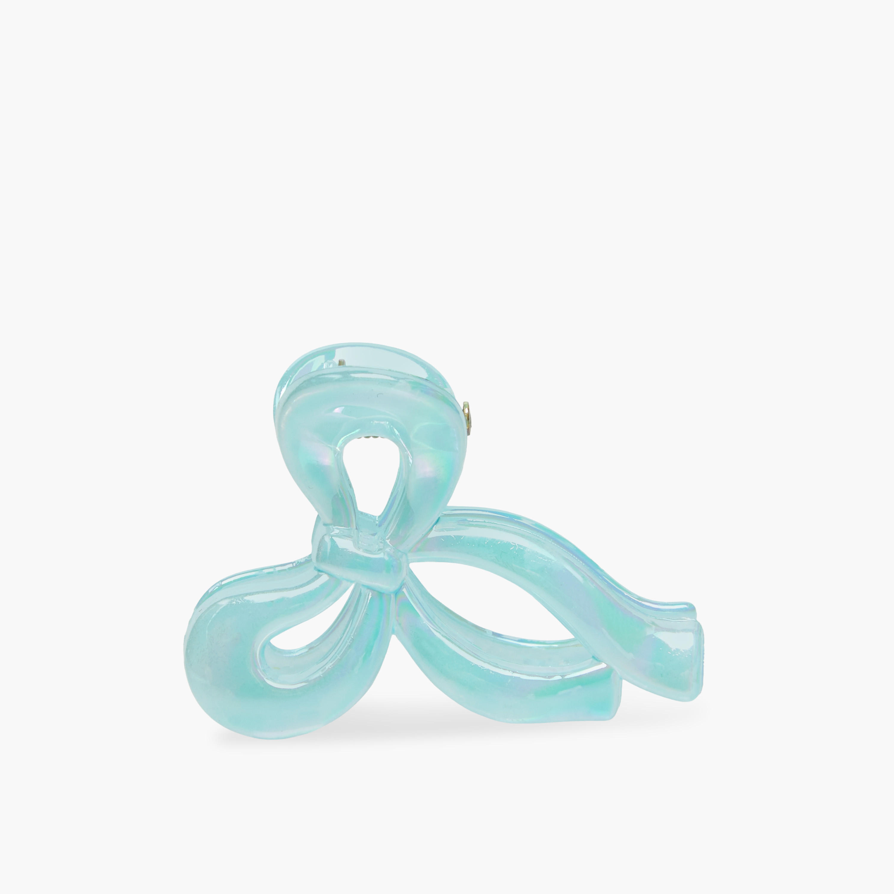 Gloo Pack of 6 Bow Shaped Iridescent Hair Clamp-women-hairaccessories-clamps-image-3