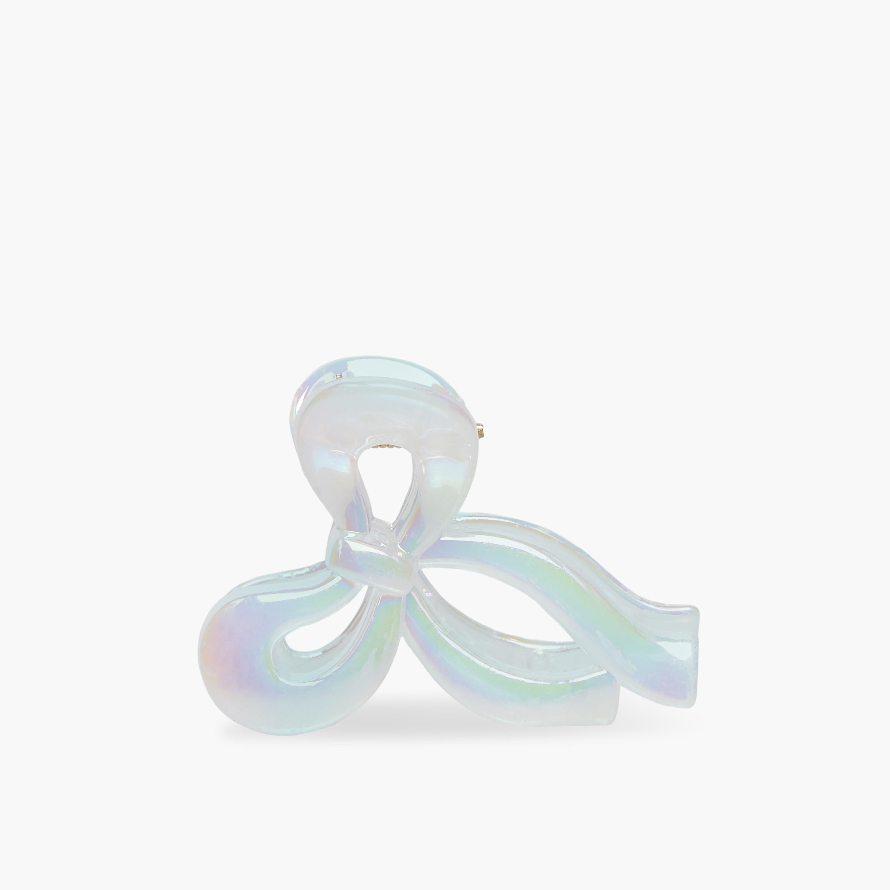 Gloo Pack of 6 Bow Shaped Iridescent Hair Clamp-women-hairaccessories-clamps-image-5