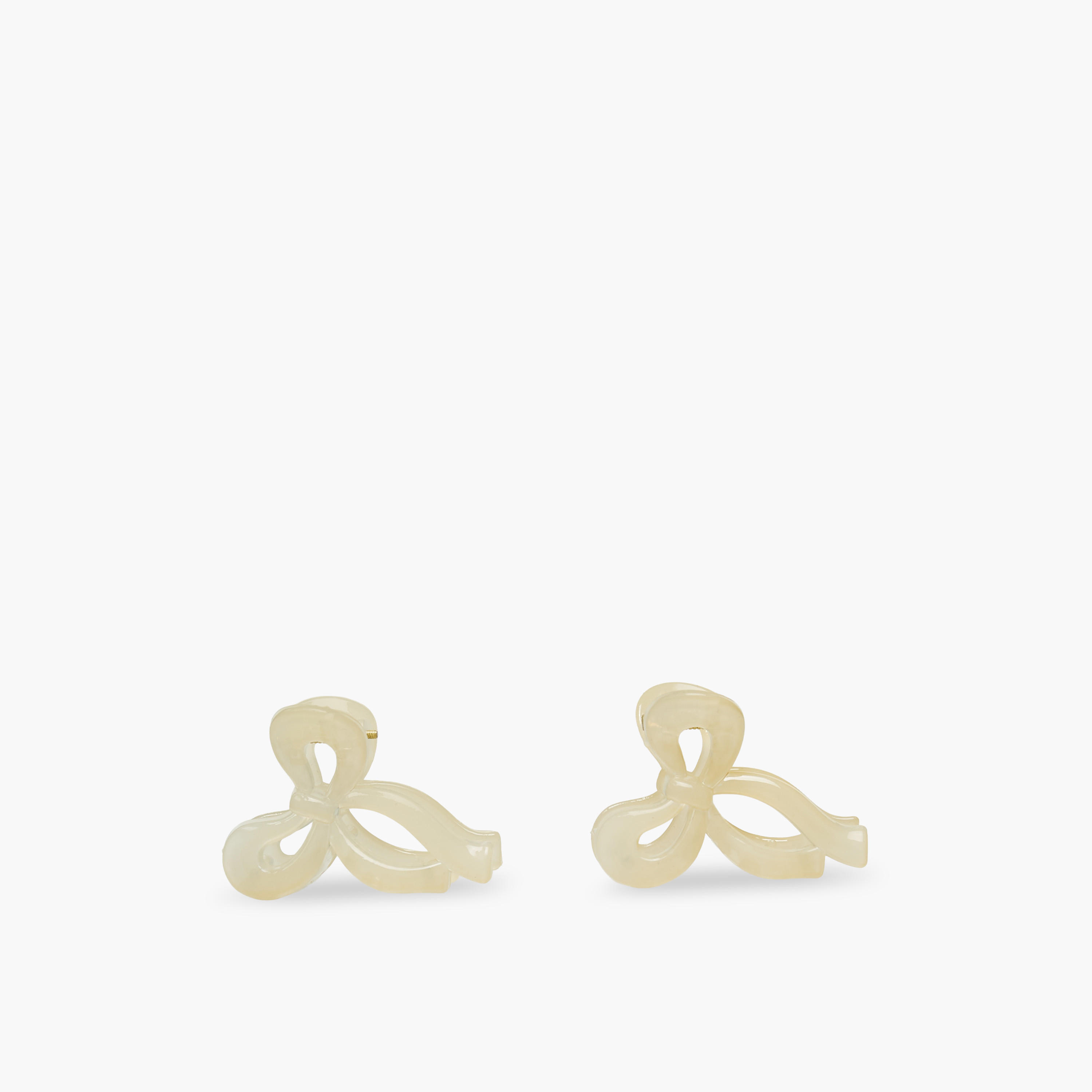 طقم مشابك شعر متقزّحة 6 قطع بتصميم فيونكة من جلو-women-hairaccessories-clamps-image-3
