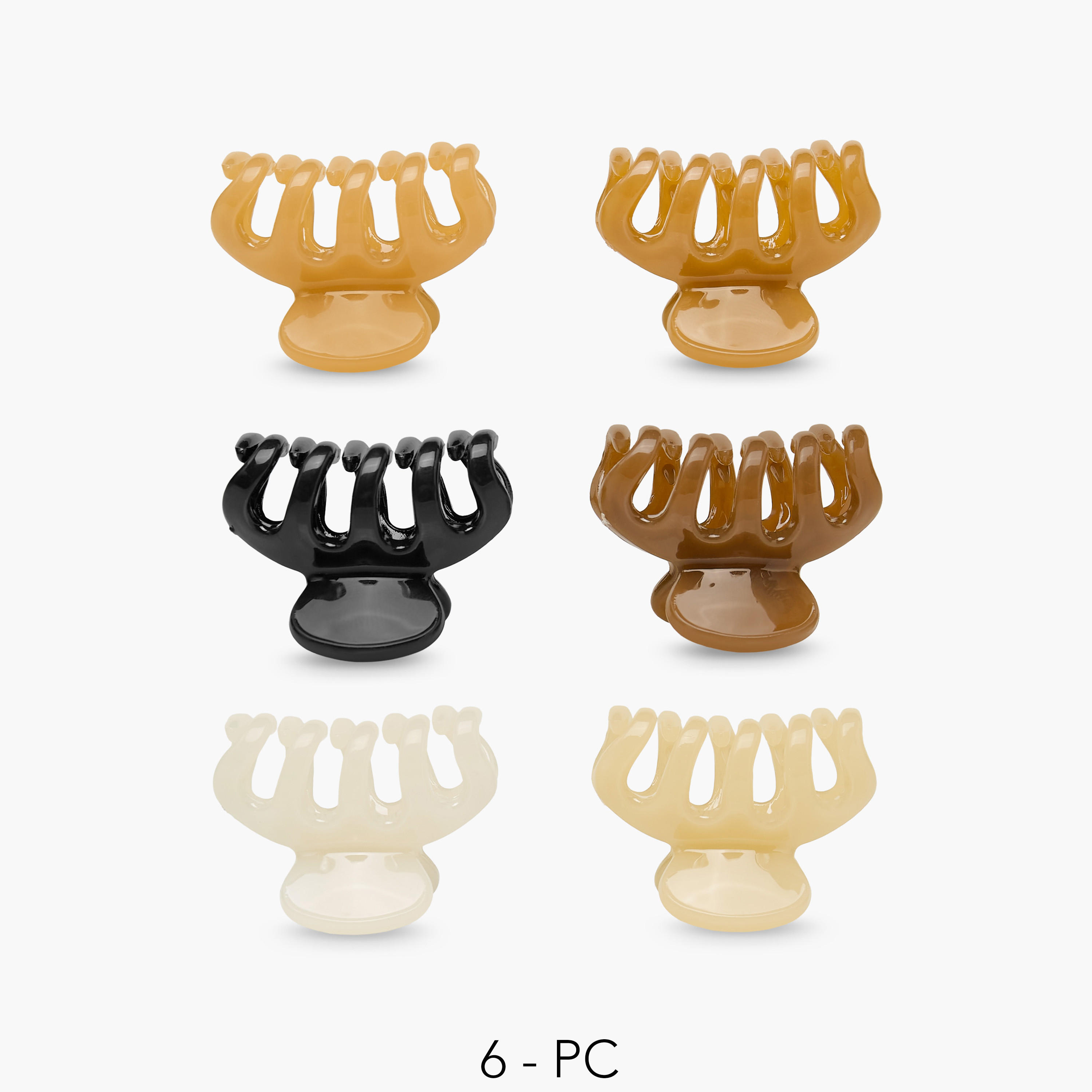 طقم مشابك شعر 6 قطع من جلو-women-hairaccessories-clamps-image-1