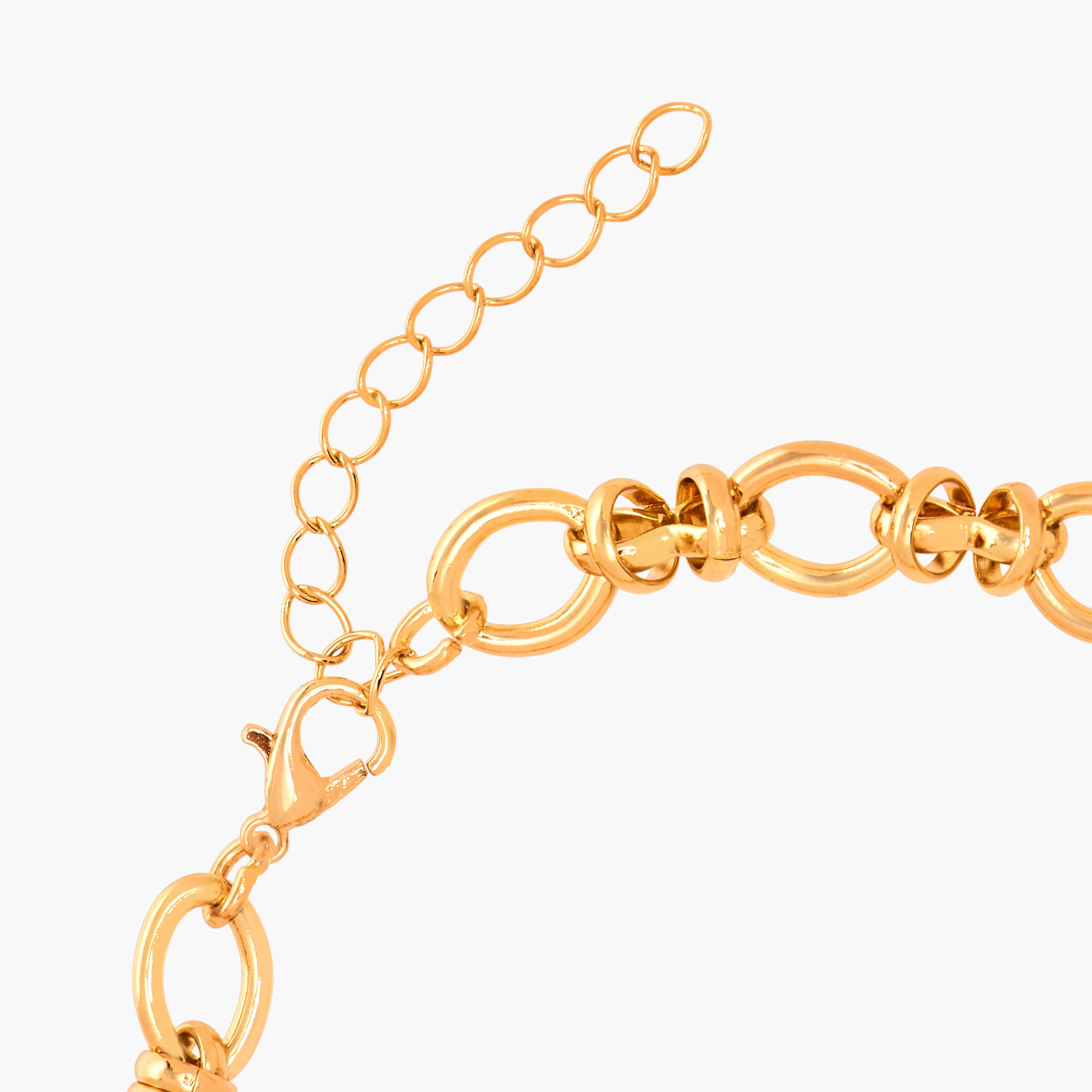 سوار بتفاصيل زينة عتيقة بلون ذهبي-women-watchesandjewellery-jewellery-banglesandbracelets-image-4