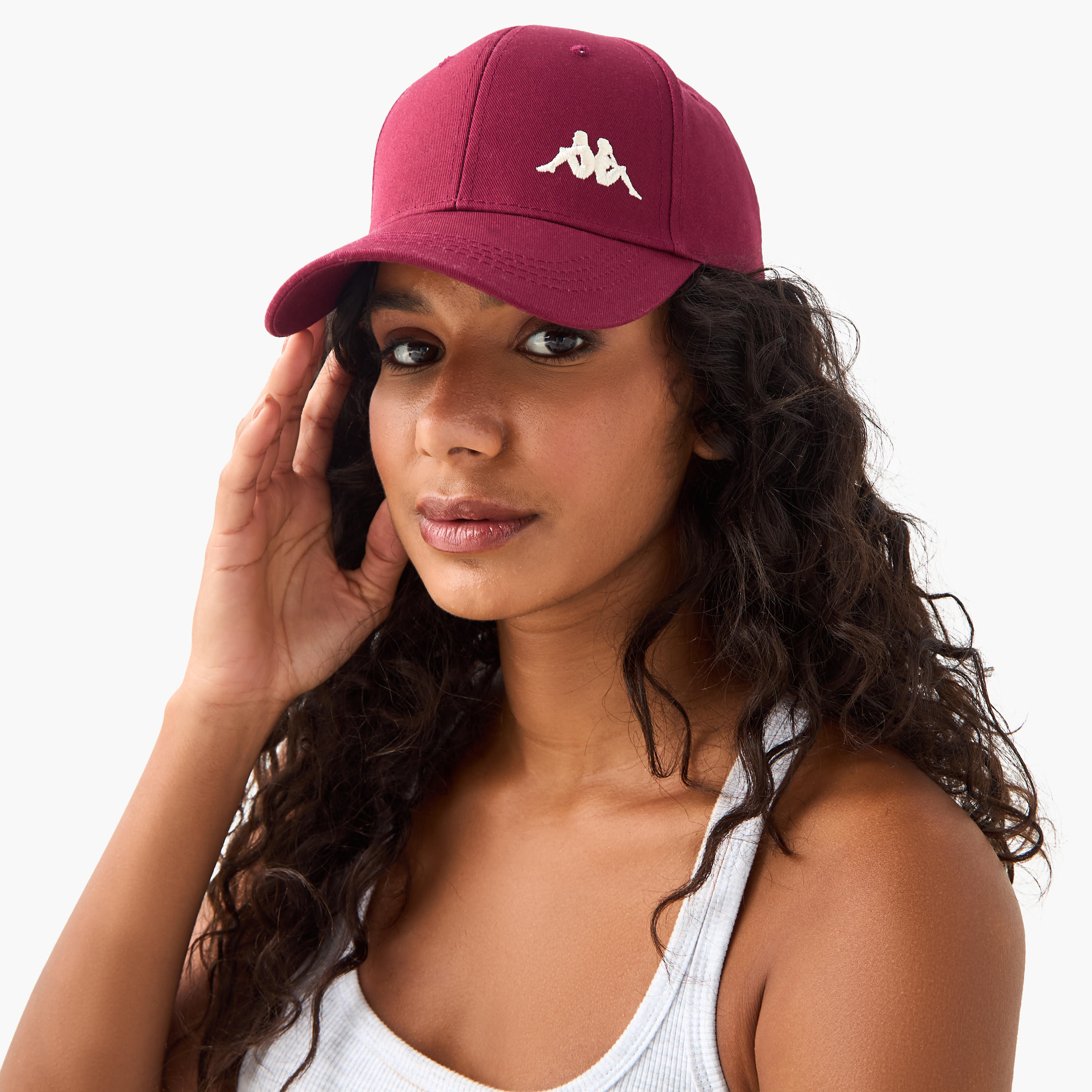 كاب بيسبول بحزام إغلاق بإبزيم من كابا-women-clothingaccessories-capsandhats-image-8