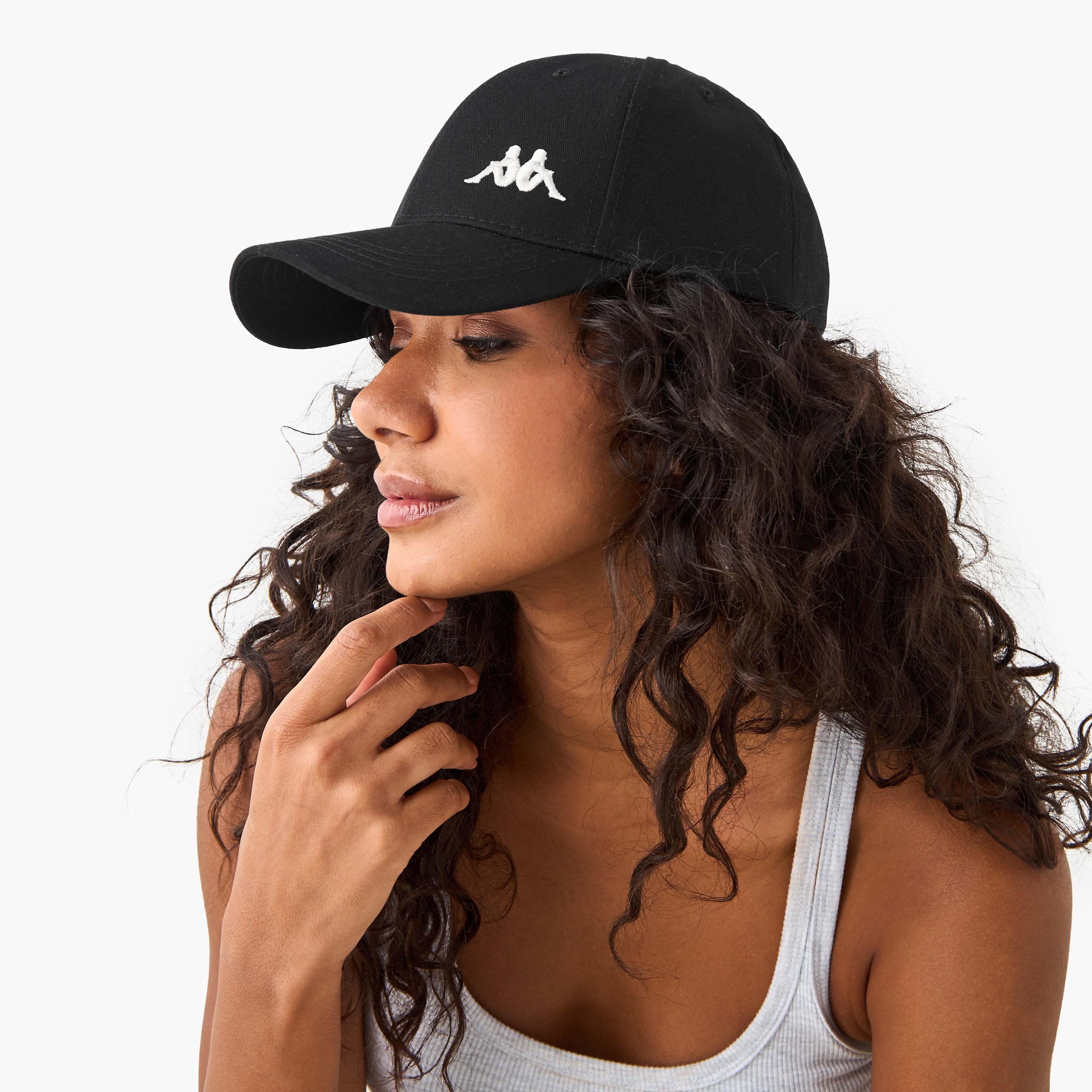 كاب بيسبول بحزام إغلاق بإبزيم من كابا-women-clothingaccessories-capsandhats-image-8
