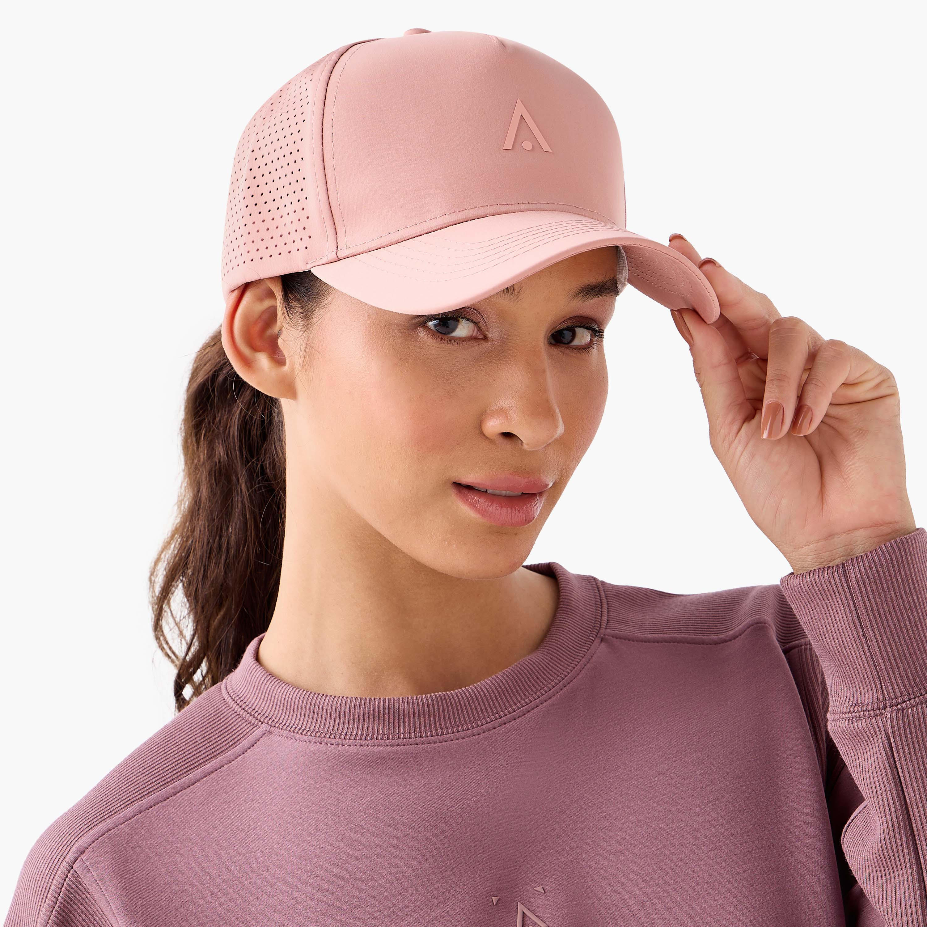Baseball Style Cap with Hook and Loop Closure-women-clothingaccessories-capsandhats-image-2