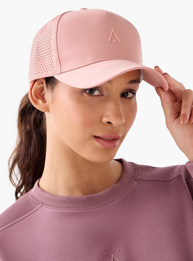 Baseball Style Cap with Hook and Loop Closure-women-clothingaccessories-capsandhats-image-2