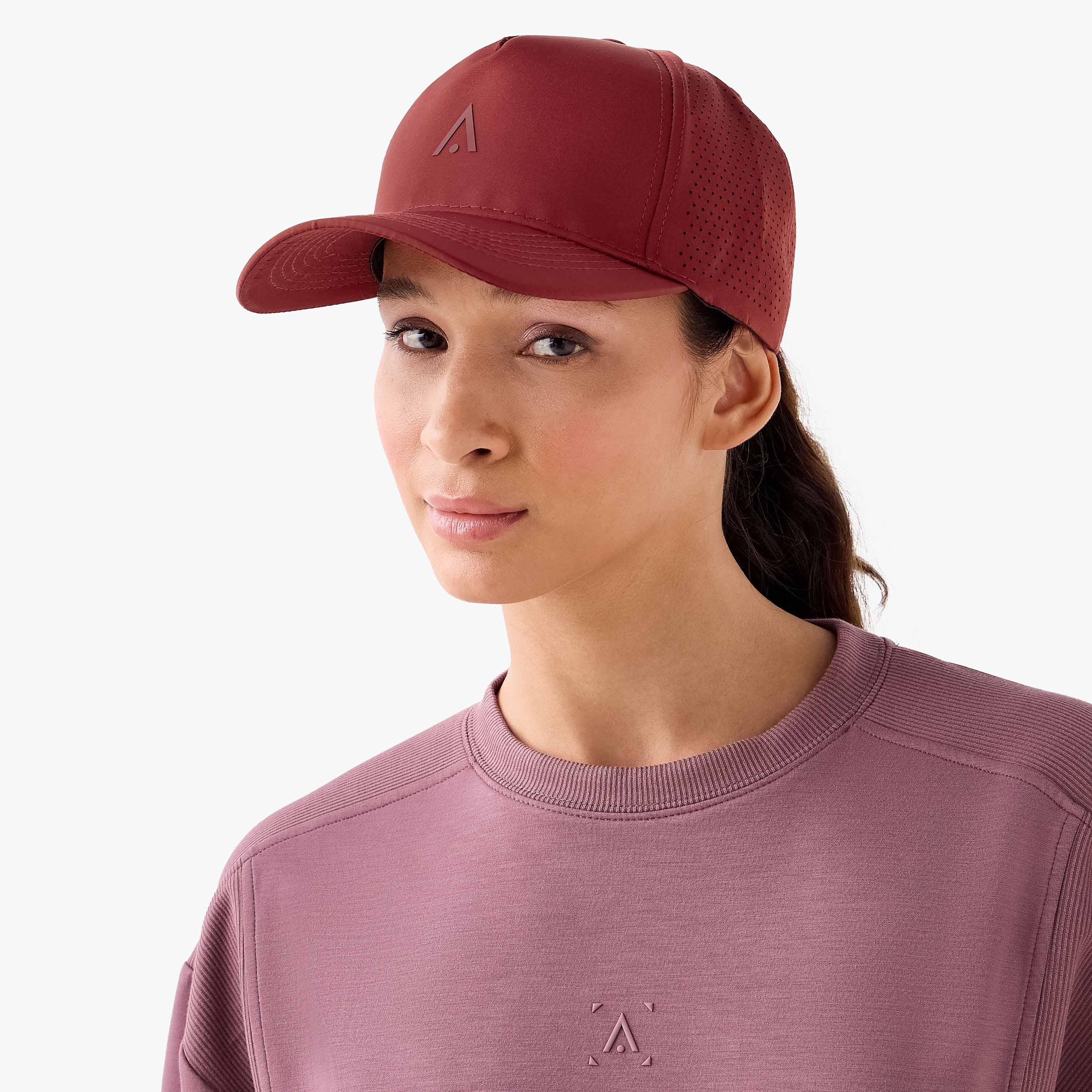Baseball Style Cap with Hook and Loop Closure-women-clothingaccessories-capsandhats-image-2