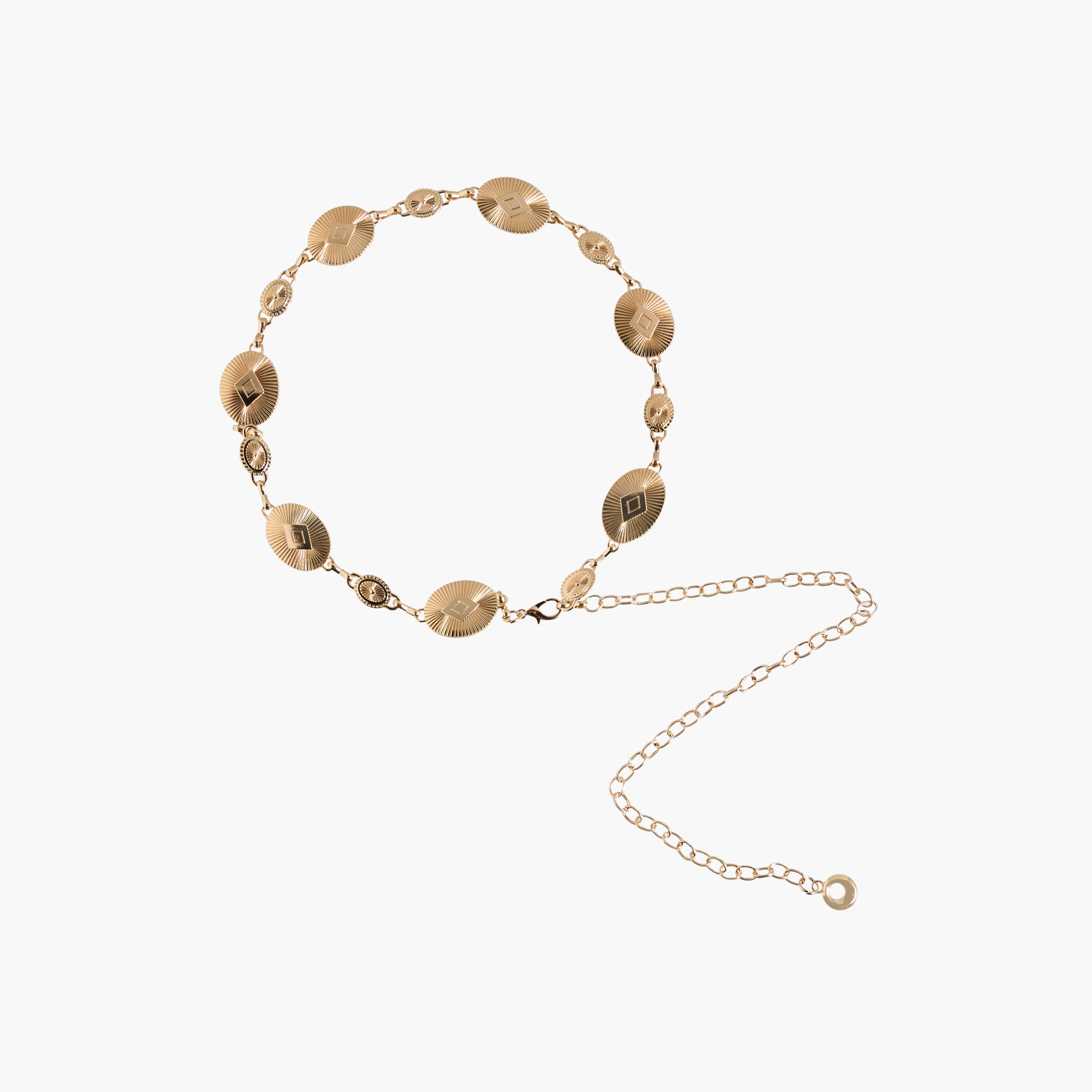 حزام خصر معدني بزينة ديسك بوهو-women-clothingaccessories-belts-image-1