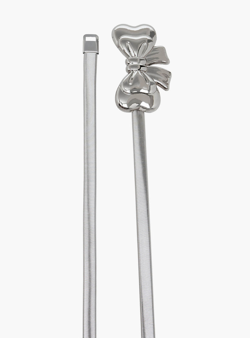Metal Stretchable Belt with Bow Trim-women-clothingaccessories-belts-image-7