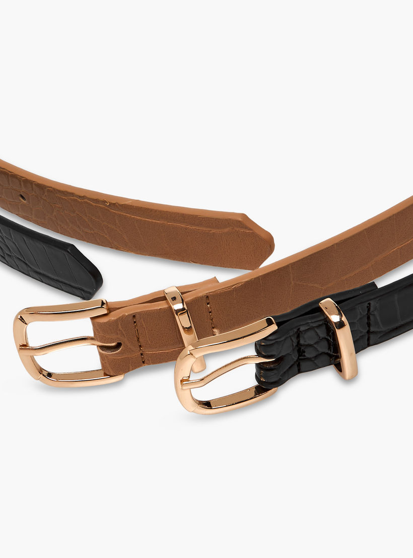 حزام جلد صناعي بإبزيم إغلاق بدبوس - طقم من 2-women-clothingaccessories-belts-image-9