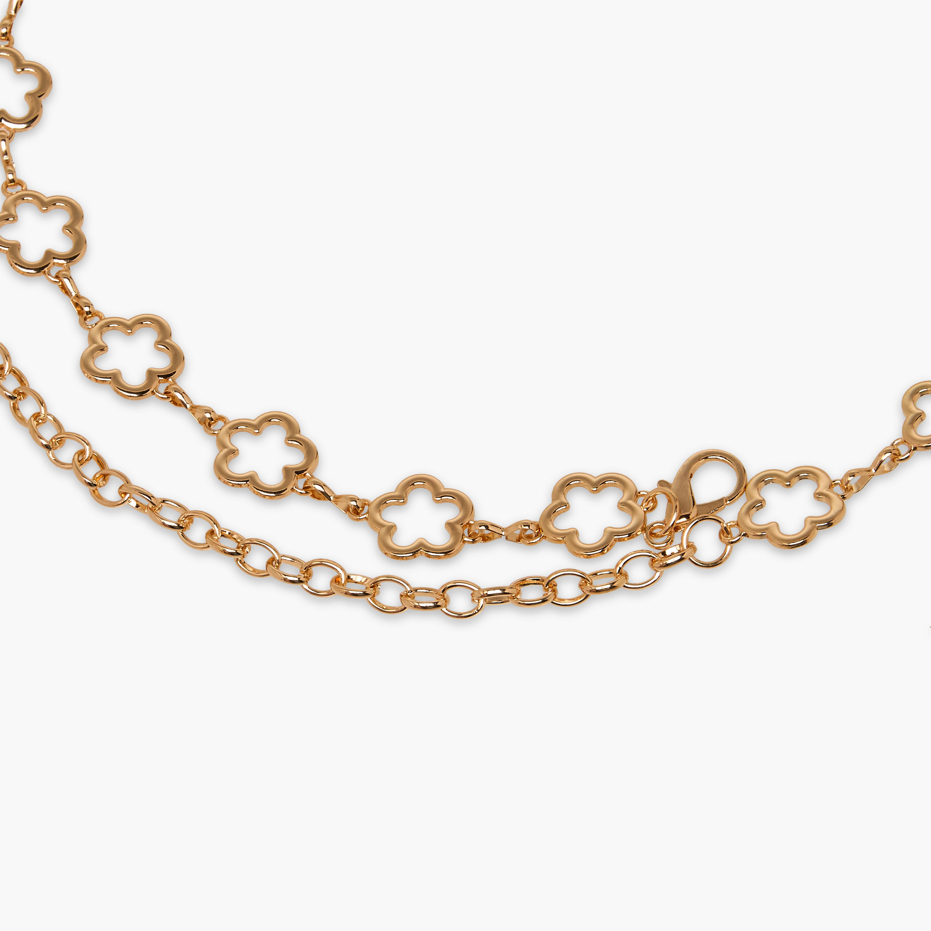 Metal Chain Belt with Floral Design-women-clothingaccessories-belts-image-4