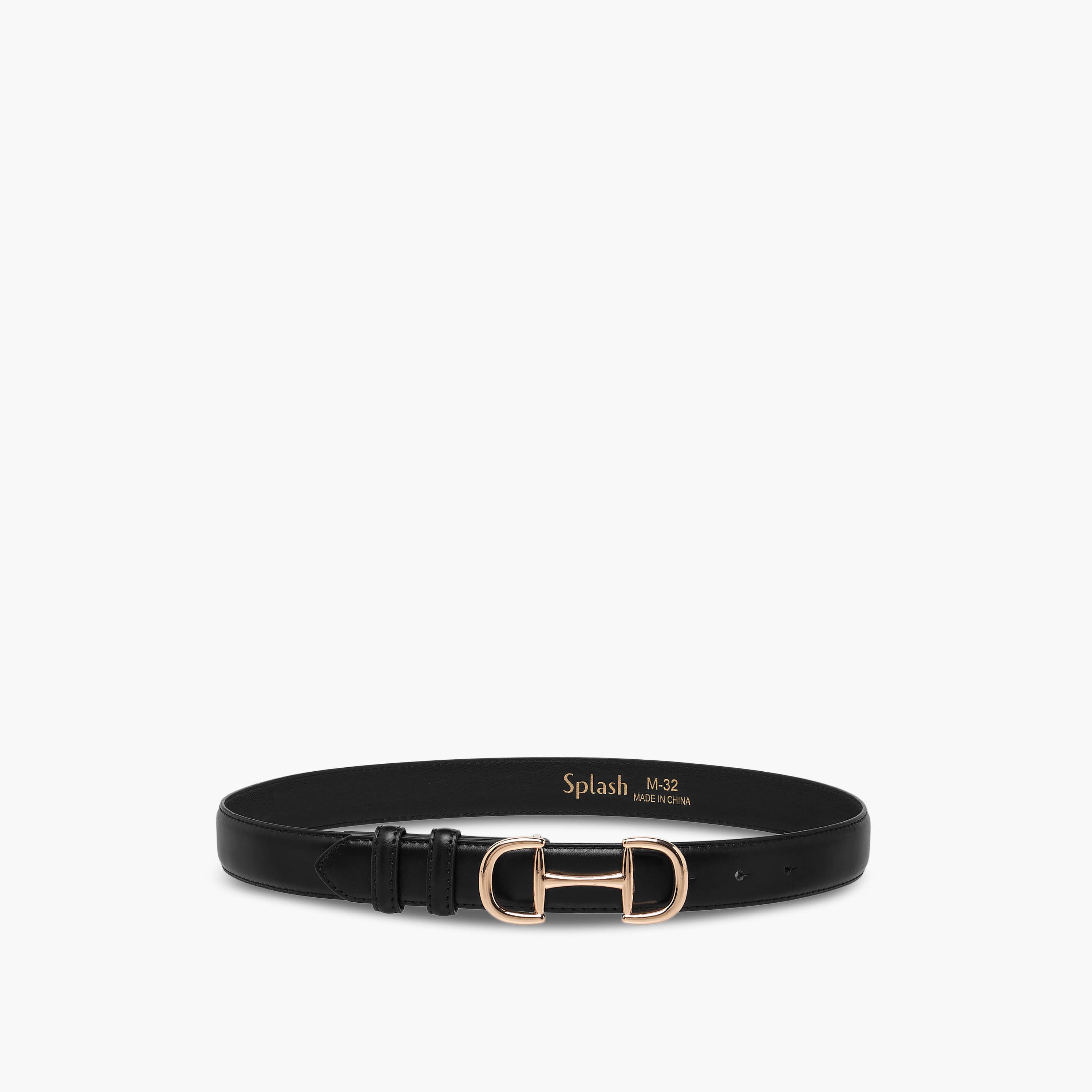 حزام جلد صناعي بإبزيم مميز-women-clothingaccessories-belts-image-1