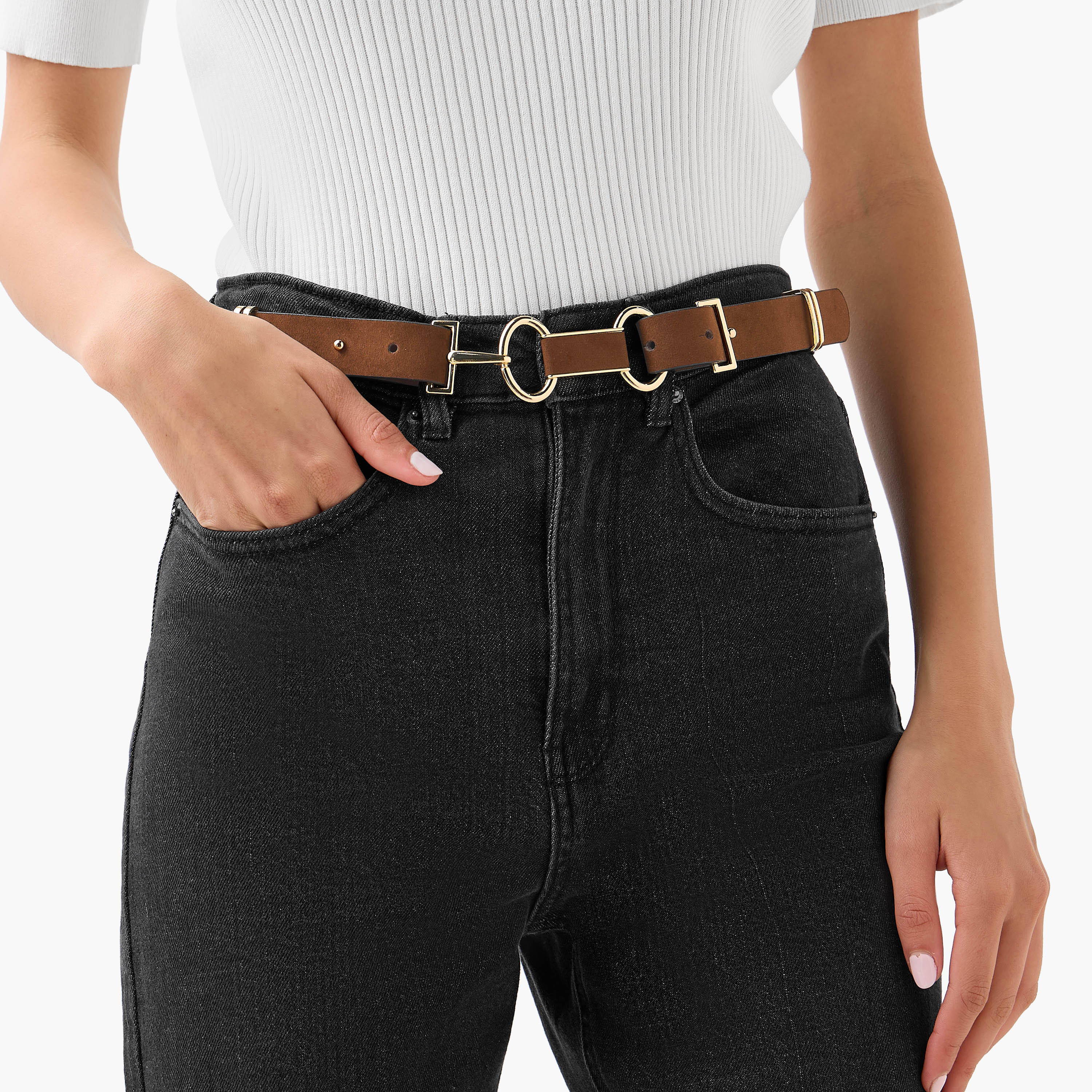 Suede Belt with Snaffle Buckle-women-clothingaccessories-belts-image-2