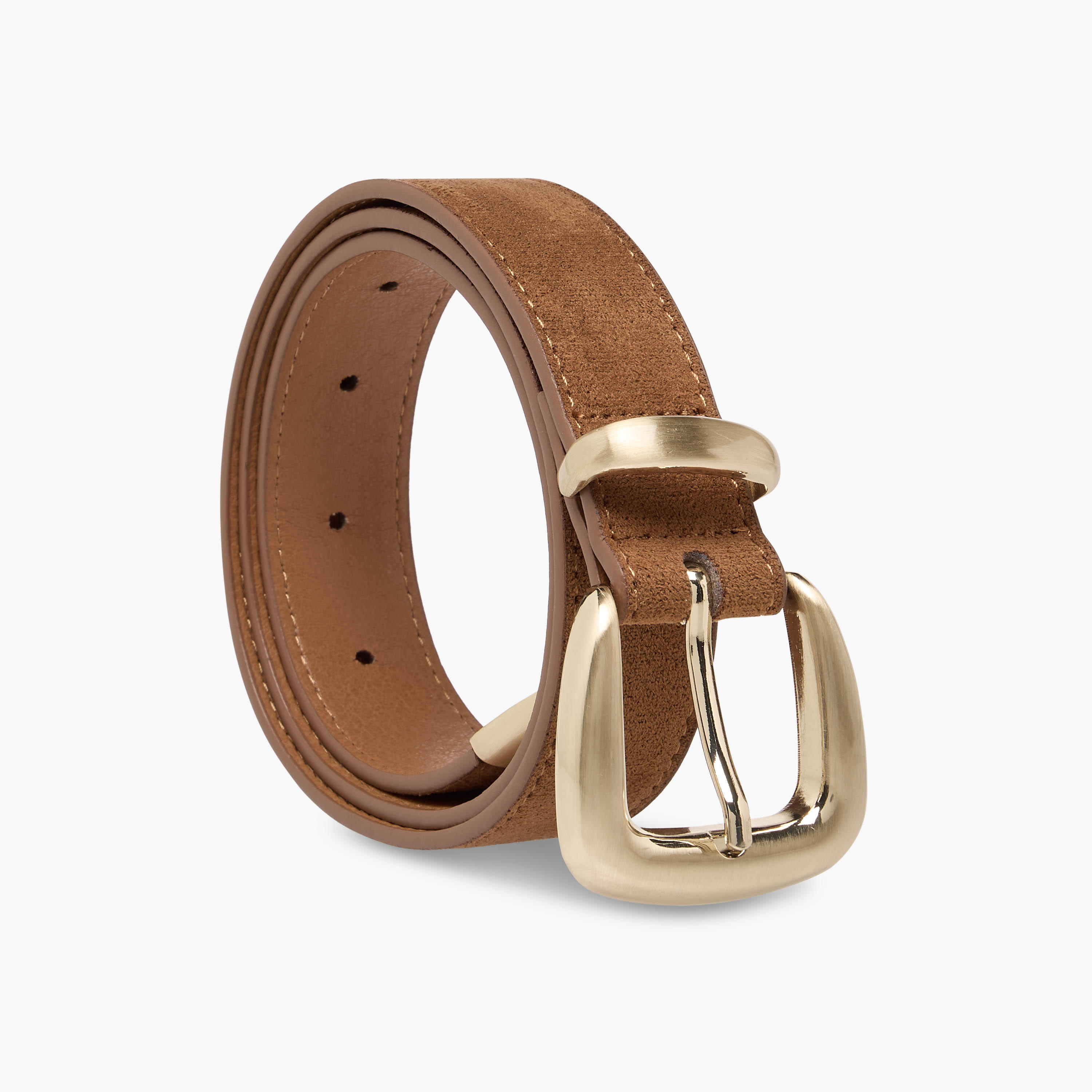 حزام من الجلد السويدي بإبزيم دبوس-women-clothingaccessories-belts-image-6