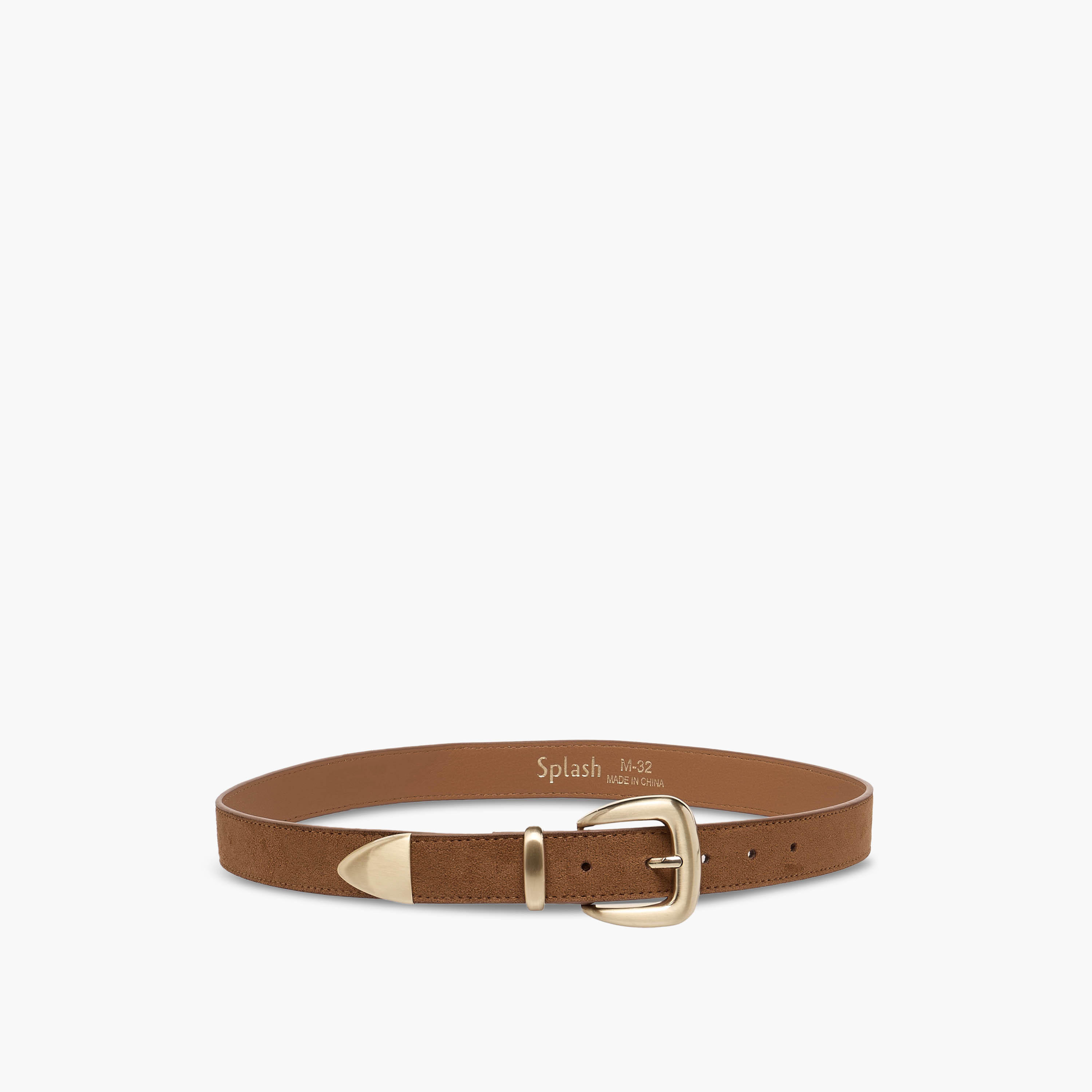 حزام من الجلد السويدي بإبزيم دبوس-women-clothingaccessories-belts-image-3