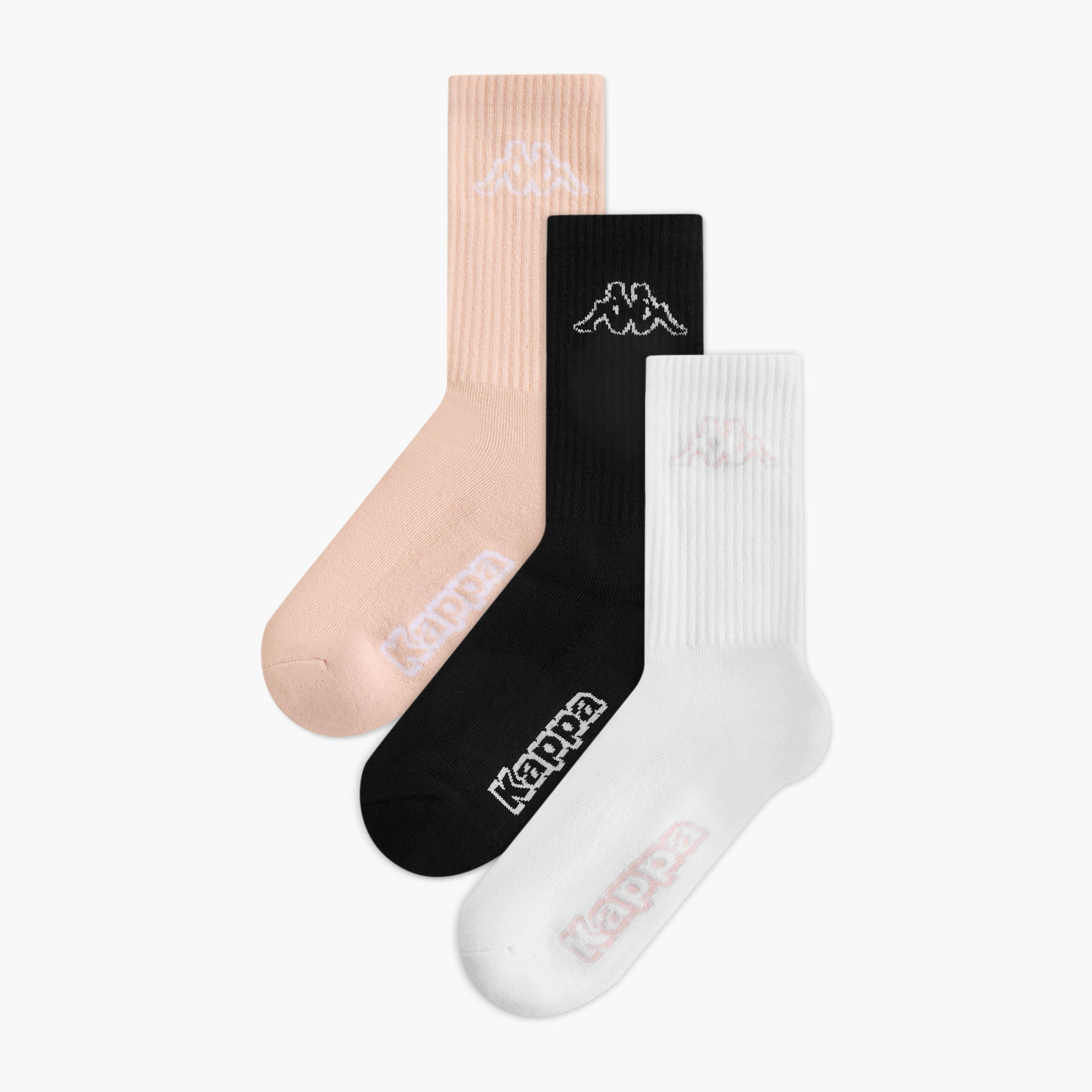 Kappa Pack of 3 Crew Length Socks-women-socksandstockings-image-1