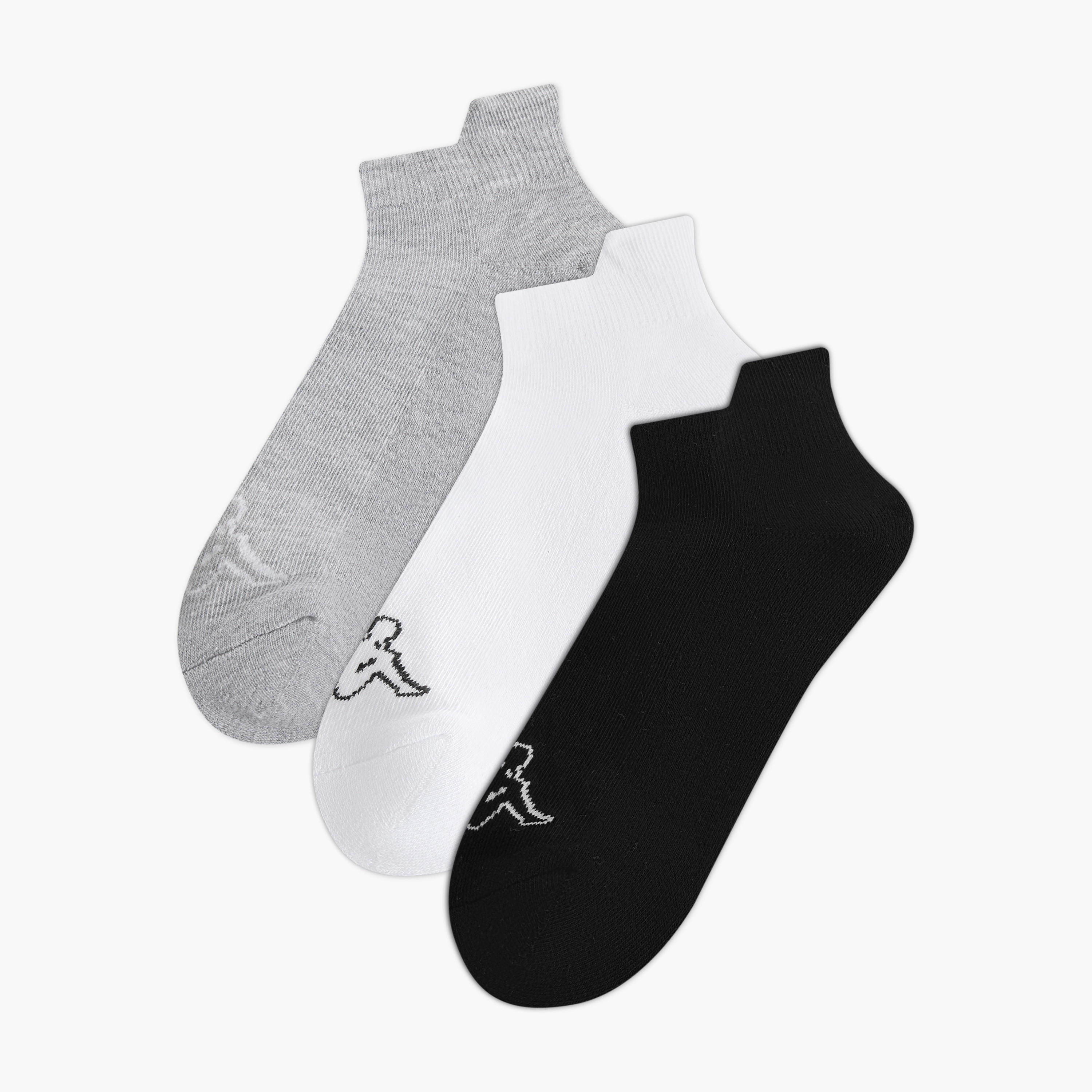 Kappa Pack of 3 Ankle Length Trainer Socks-women-socksandstockings-image-1