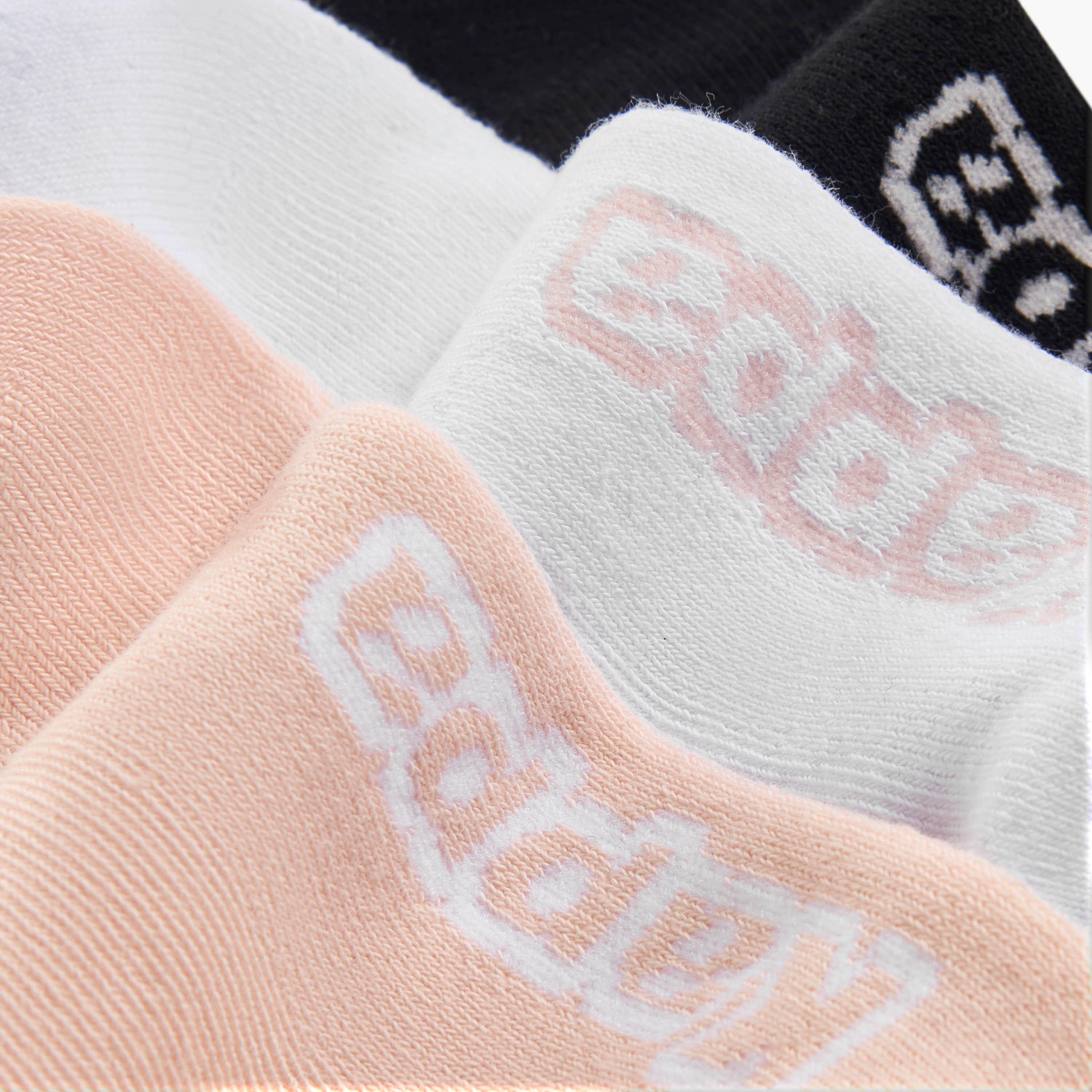 Kappa Pack of 3 Quarter Crew Length Socks-women-socksandstockings-image-4