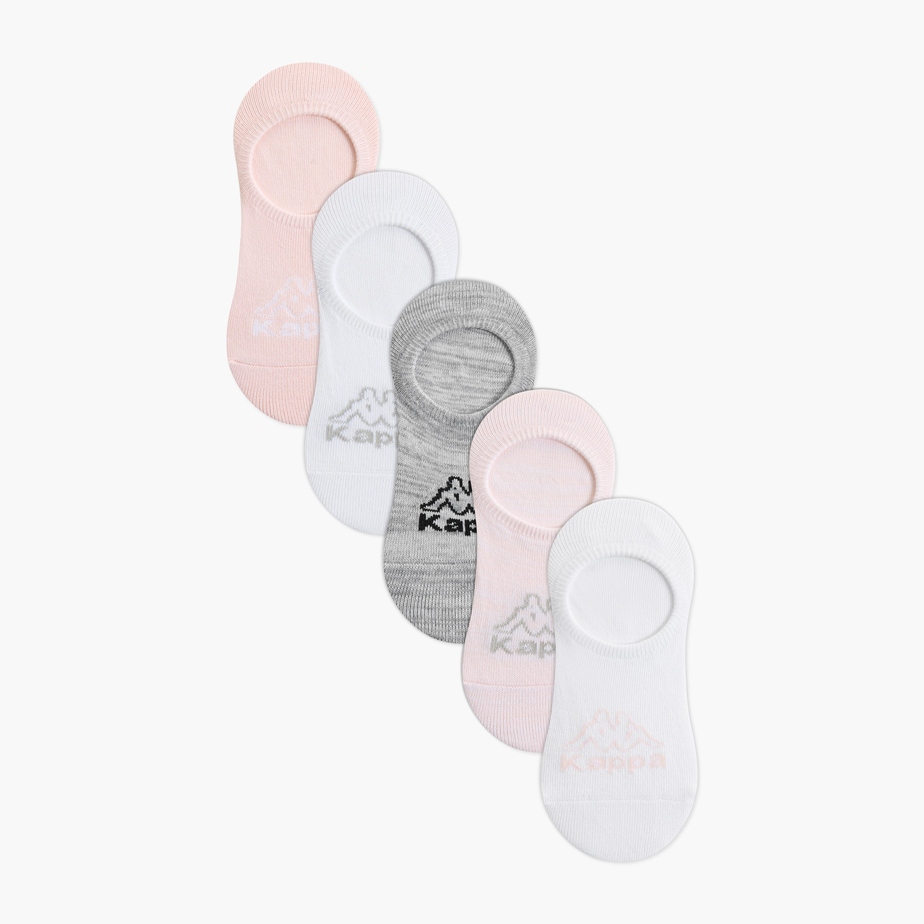 Kappa Pack of 5 Invisible Socks-women-socksandstockings-image-1