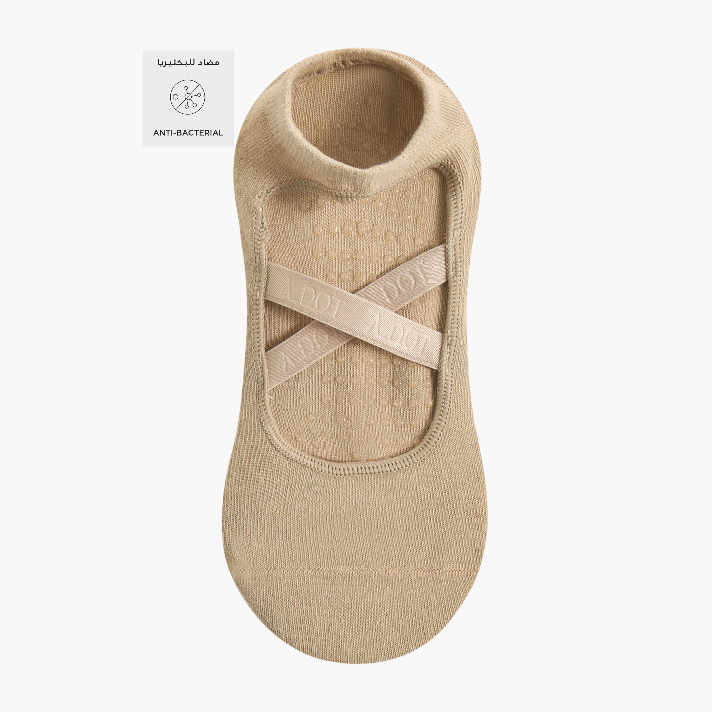 Pack of 2 Yoga Footsie Socks-women-socksandstockings-image-2