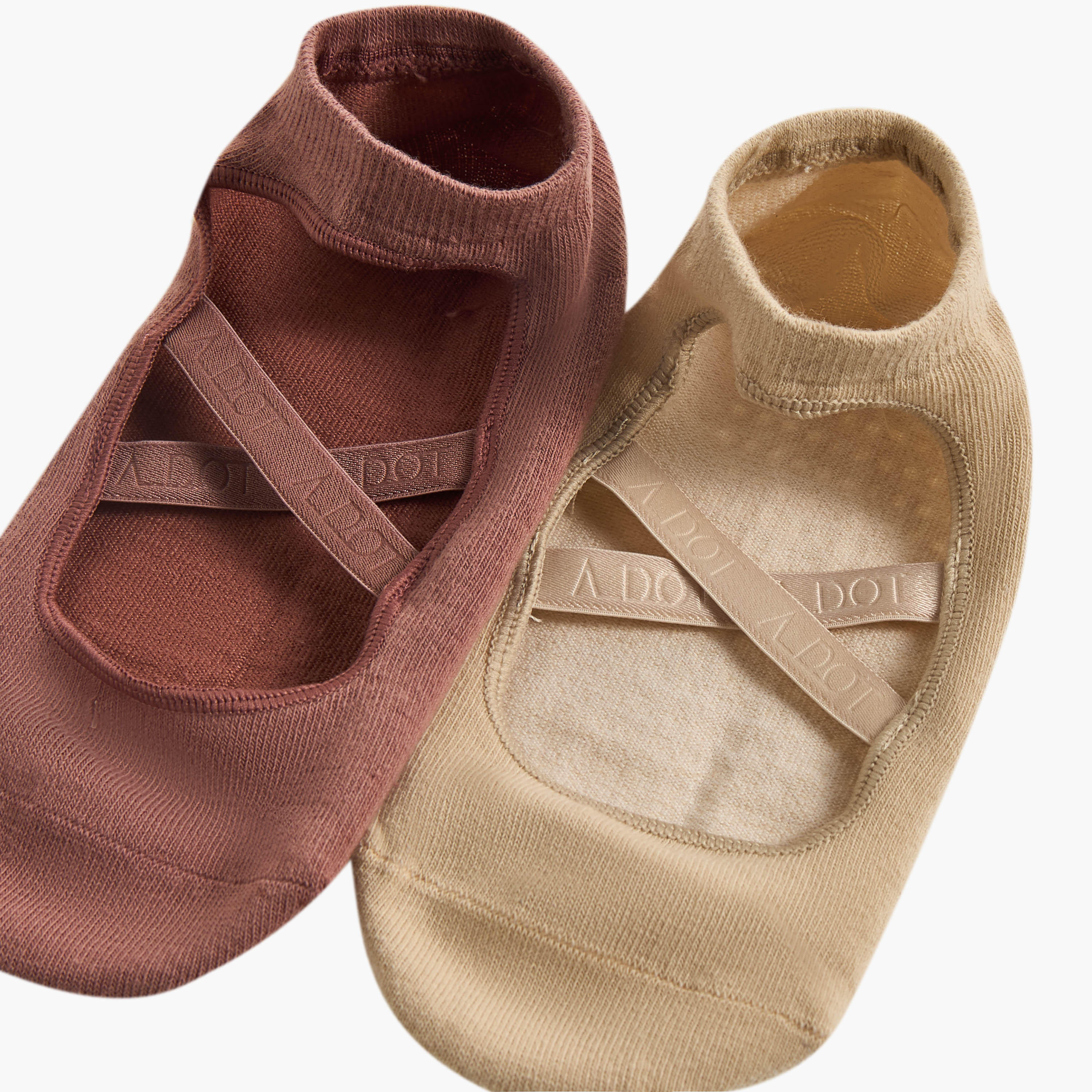 Pack of 2 Yoga Footsie Socks-women-socksandstockings-image-4