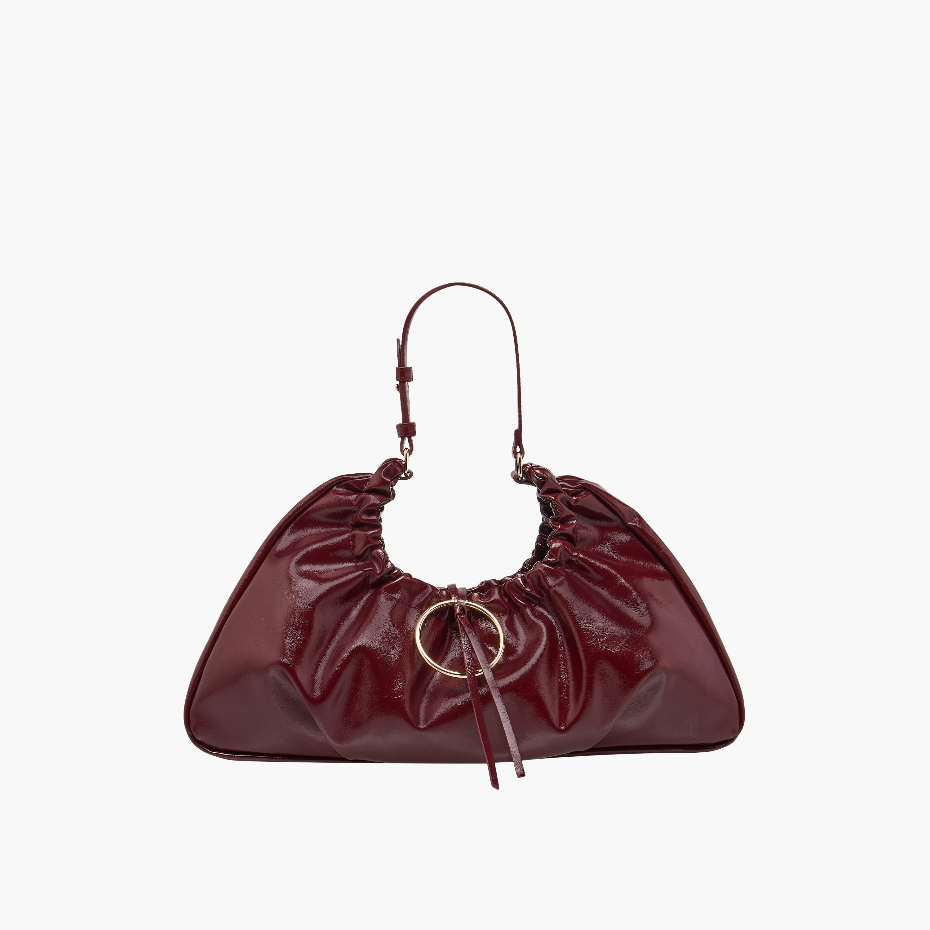 شنطة هوبو بتصميم مزموم وبحزام قابل للتعديل-women-bagsandwallets-handbags-image-8